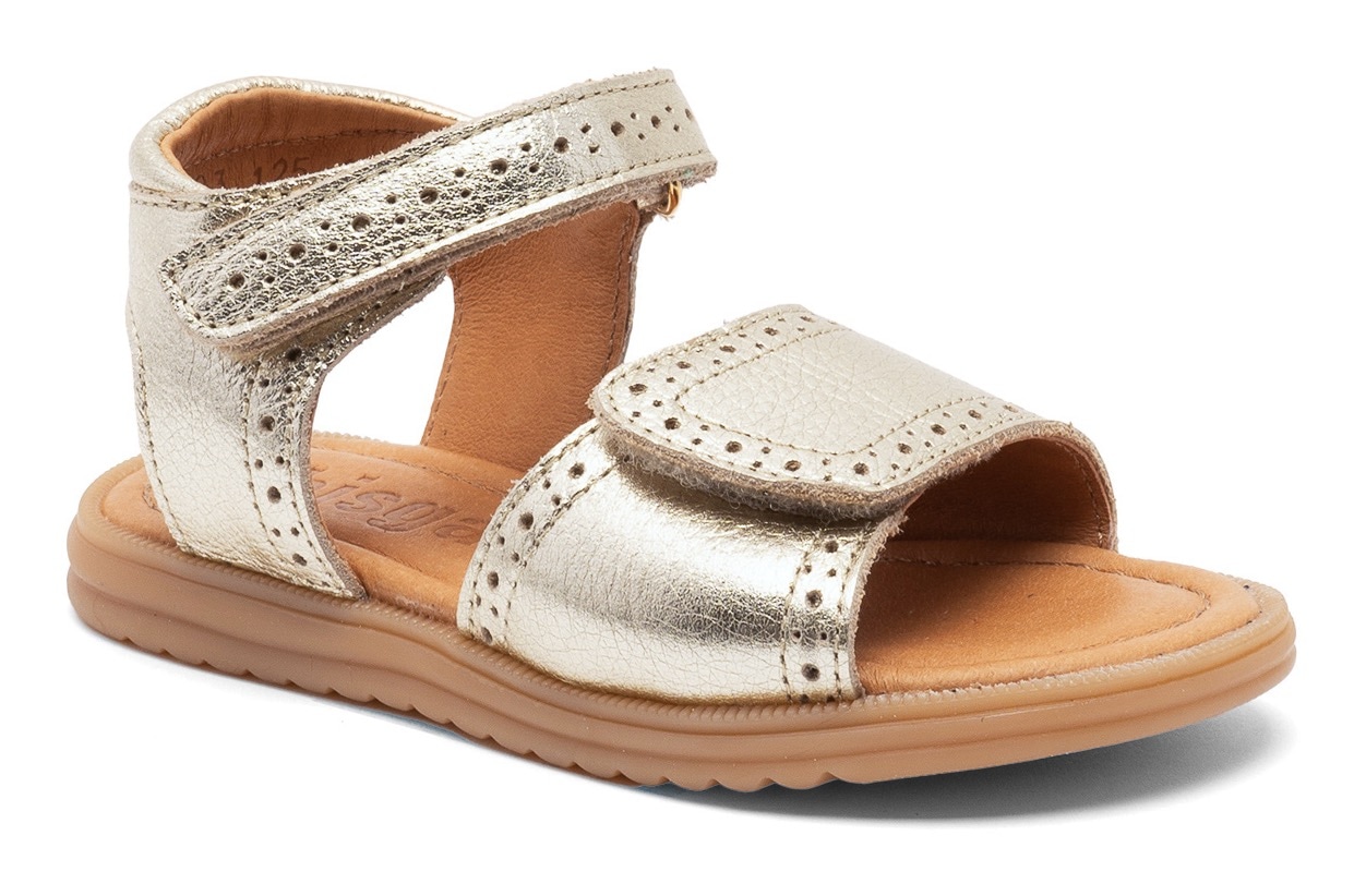 Image of Bisgaard Sandale "Andrea" Sommerschuh, Mädchen Schuh mit Klett, Grössenschablone zum Download