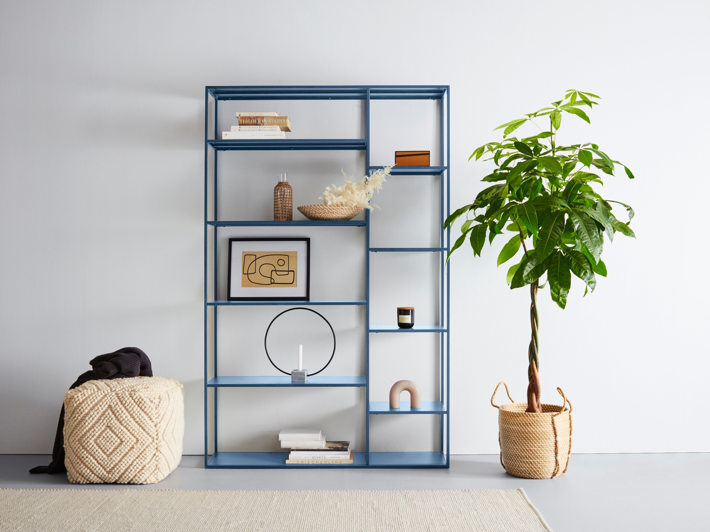 Image of andas Bücherregal »Kristofer«, aus Metall, in verschiedenen Farbvarianten und Grössen erhältlich, Breite 120 cm bei Ackermann Versand Schweiz