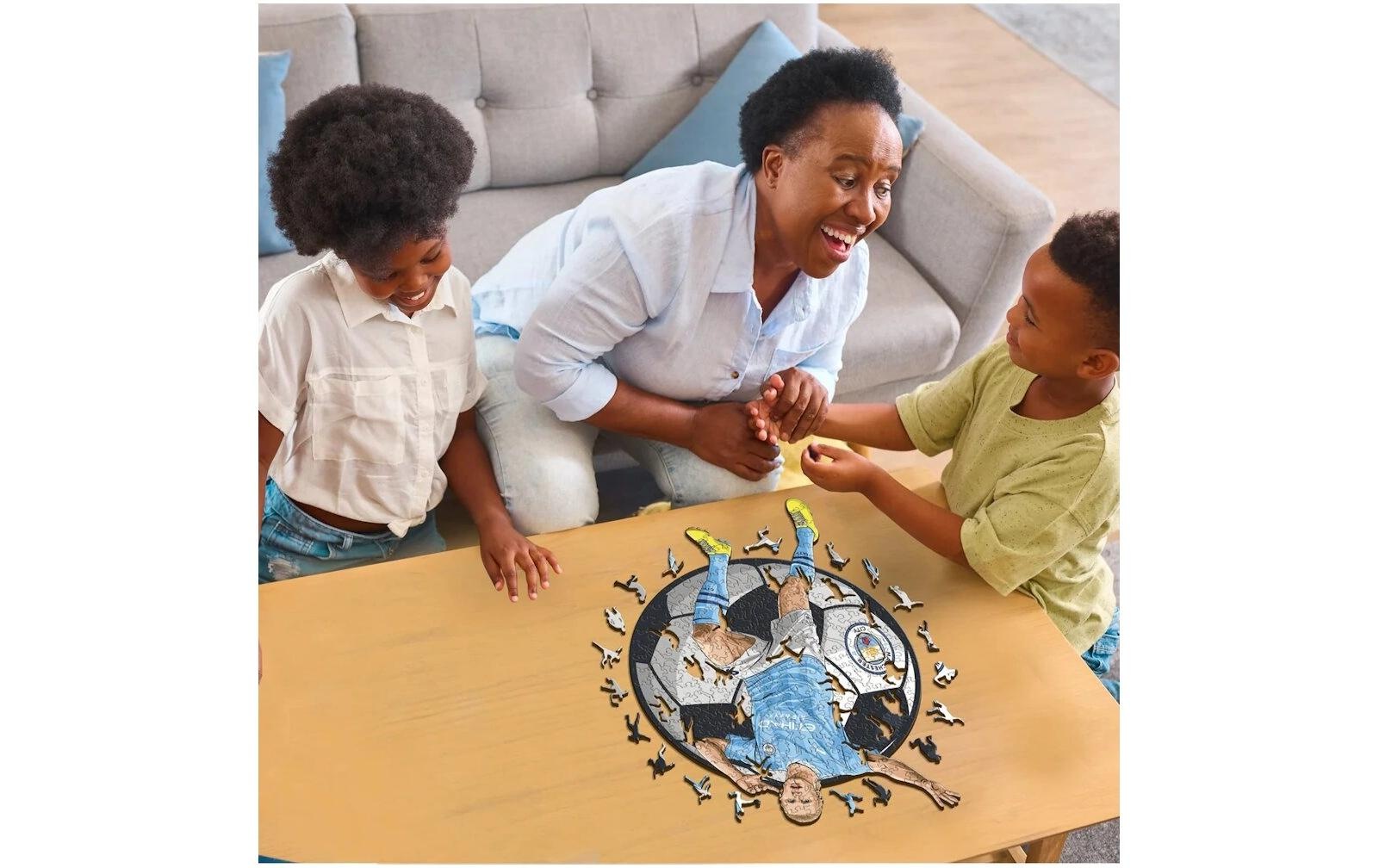   Puzzle »Iconic Man City FC – Erling Haaland« Holzart: Birke (Herkunftsland: China)