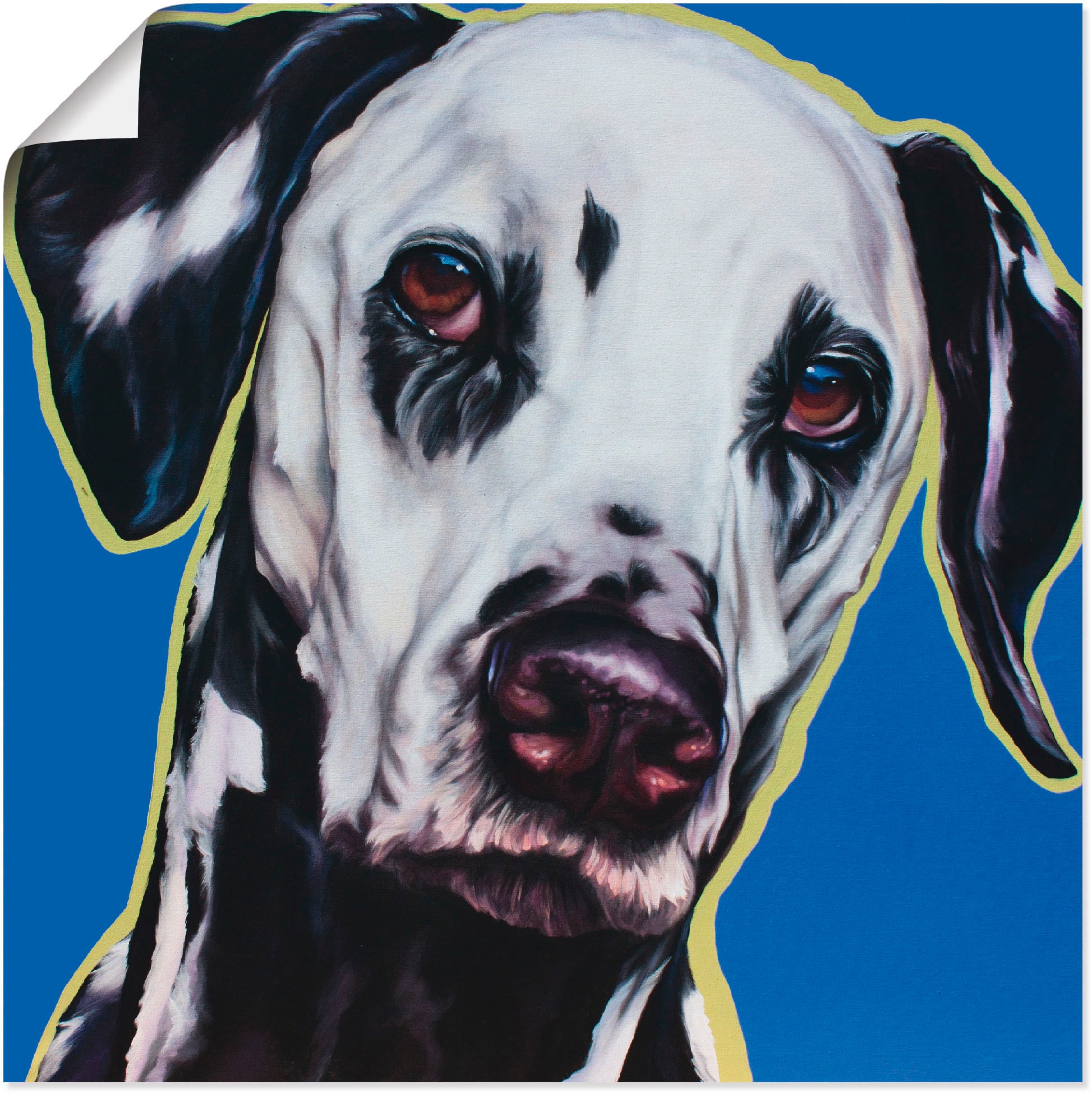 Artland Wandbild »Dalmatiner Chet«, oder Leinwandbild, Haustiere, als kaufen Wandaufkleber bequem versch. Grössen (1 St.), Poster in
