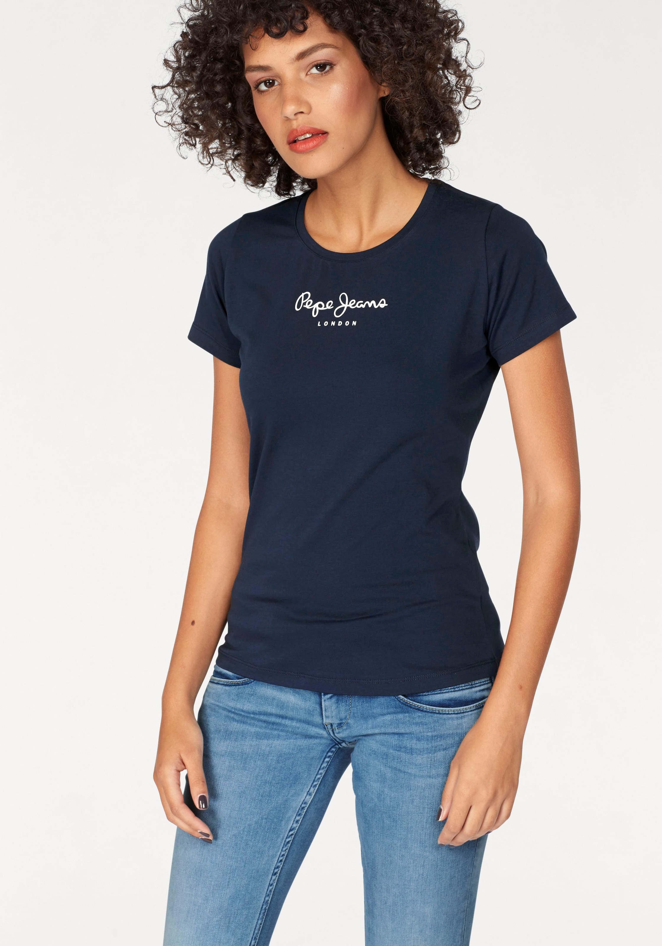 Pepe Jeans T-Shirt »NEW VIRGINIA«, mit Logo-Print