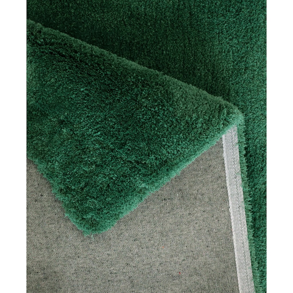 my home Hochflor-Teppich »Microfaser Teppich Magong, besonders weich, sehr feiner Flor«, rund