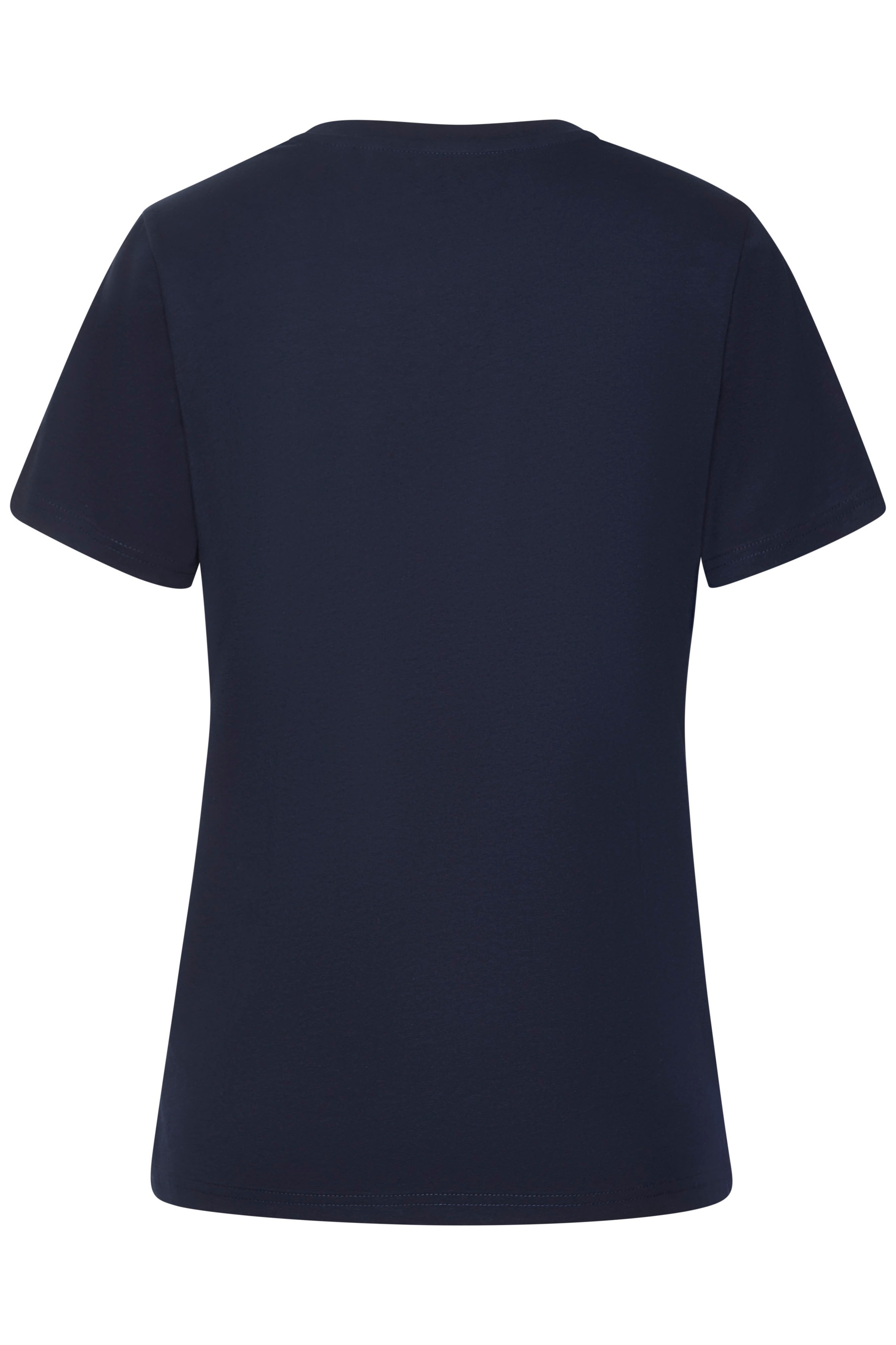 Beachtime T-Shirt »mit modischem Schlitz am Saum«, aus hochwertiger Baumwoll-Qualität