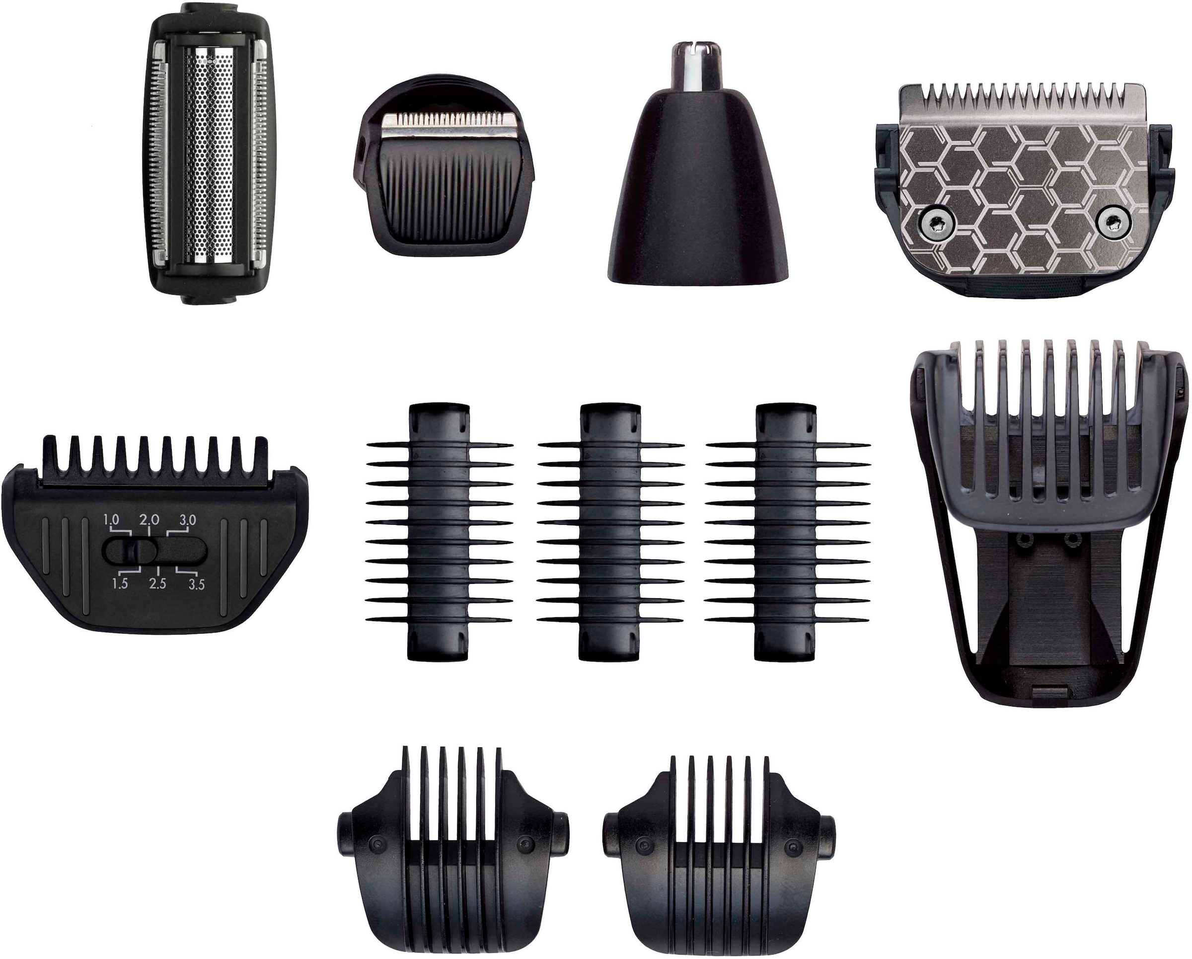 BaByliss Multifunktionstrimmer »11-in-1 Carbon Titanium Multi Trimmer«, 10 Aufsätze