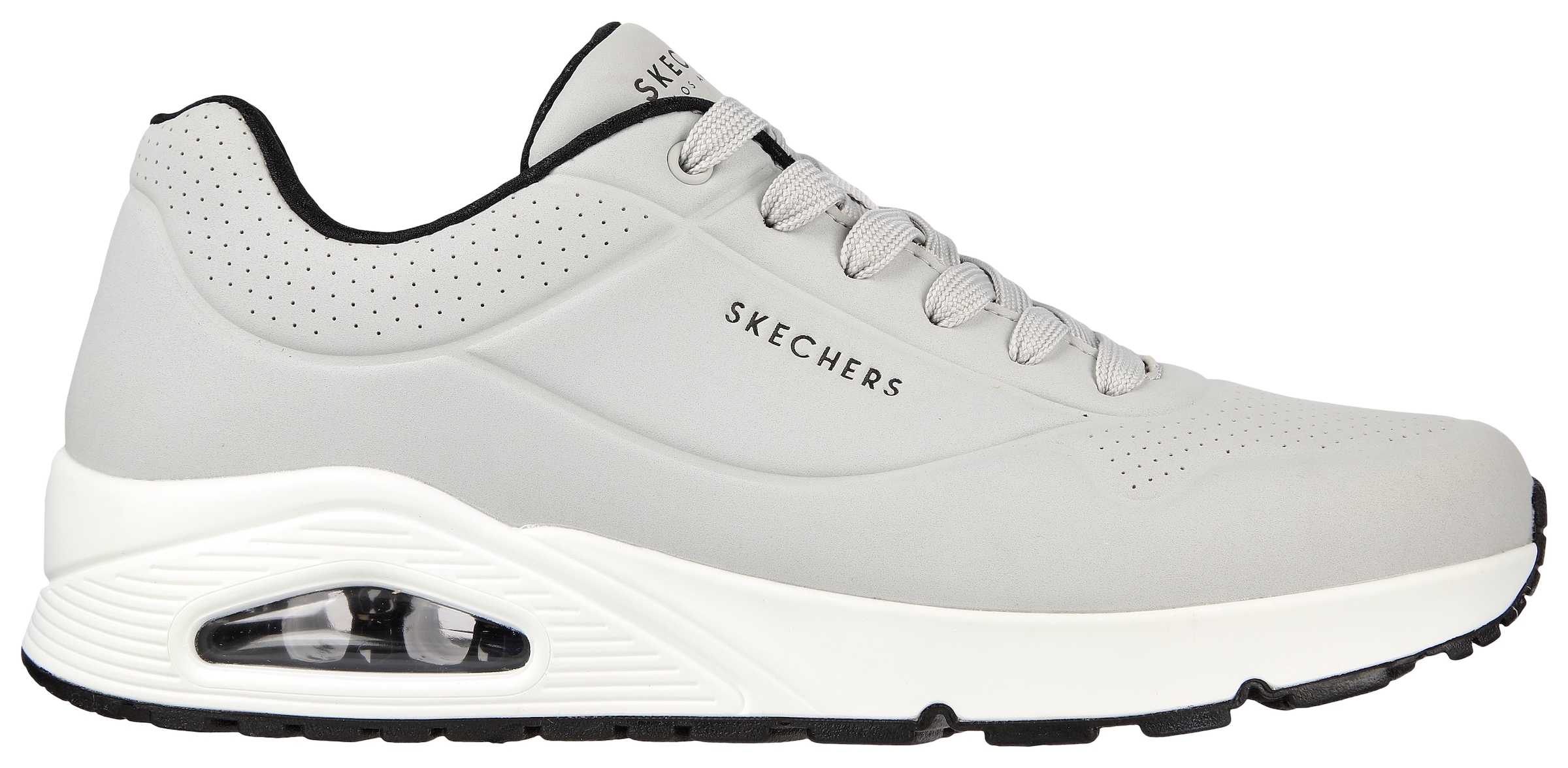 Skechers Sneaker »Uno - Stand on Air«, Freizeitschuh, Halbschuh, Schnürschuh mit Air-Cooled Memory Foam