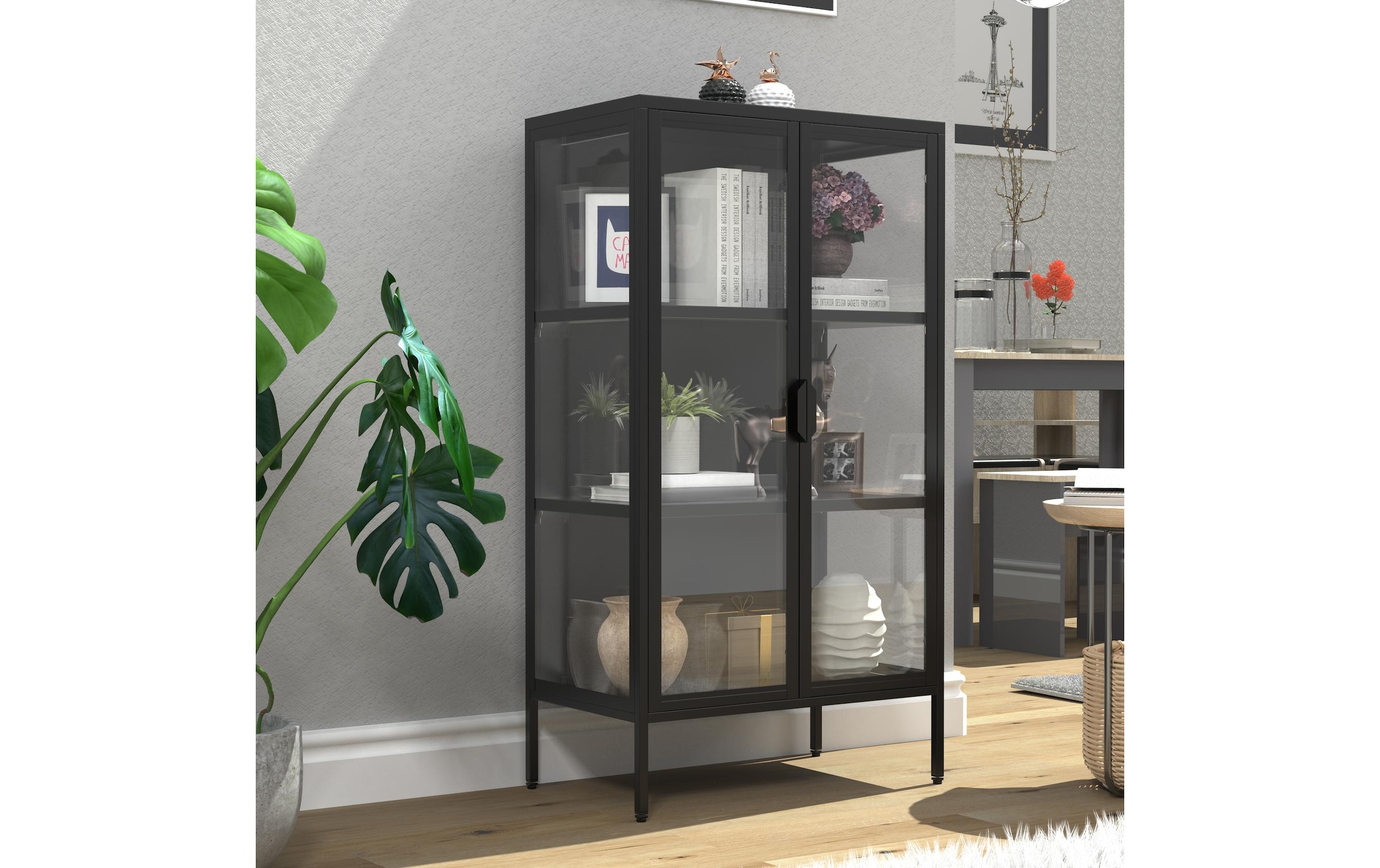 VCM Vitrine »Floka M 60 x 110 cm«