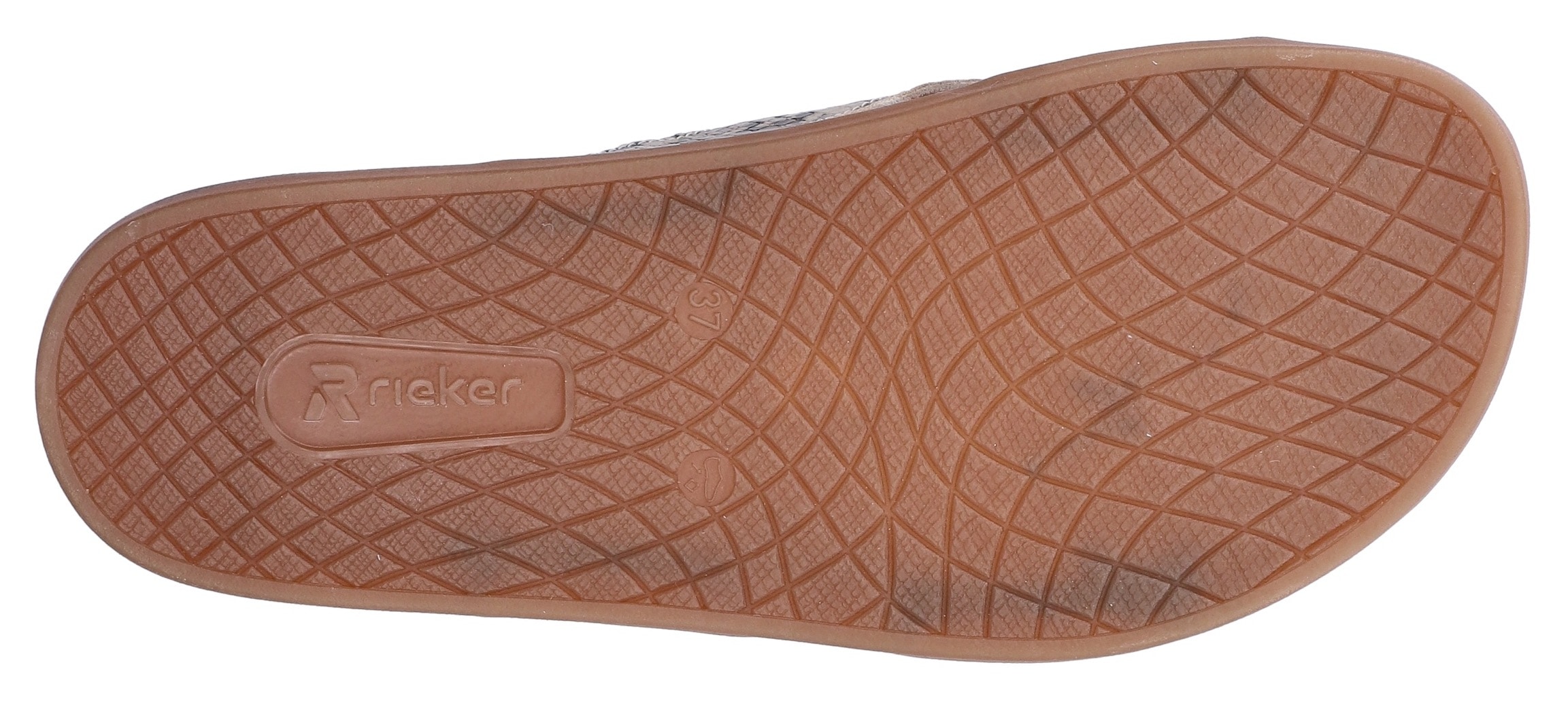 Rieker Pantolette  Chaussure d'été, chaussure de vacances, chaussure de plage avec fleur
