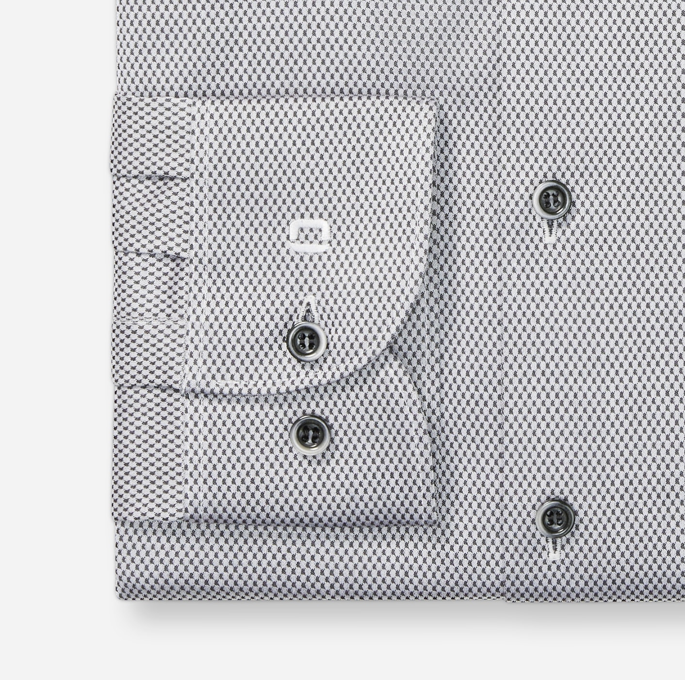 OLYMP Chemise à manches longues »Level Five« body fit, Businesshemd, Minimalprint, Royal-Kentkragen