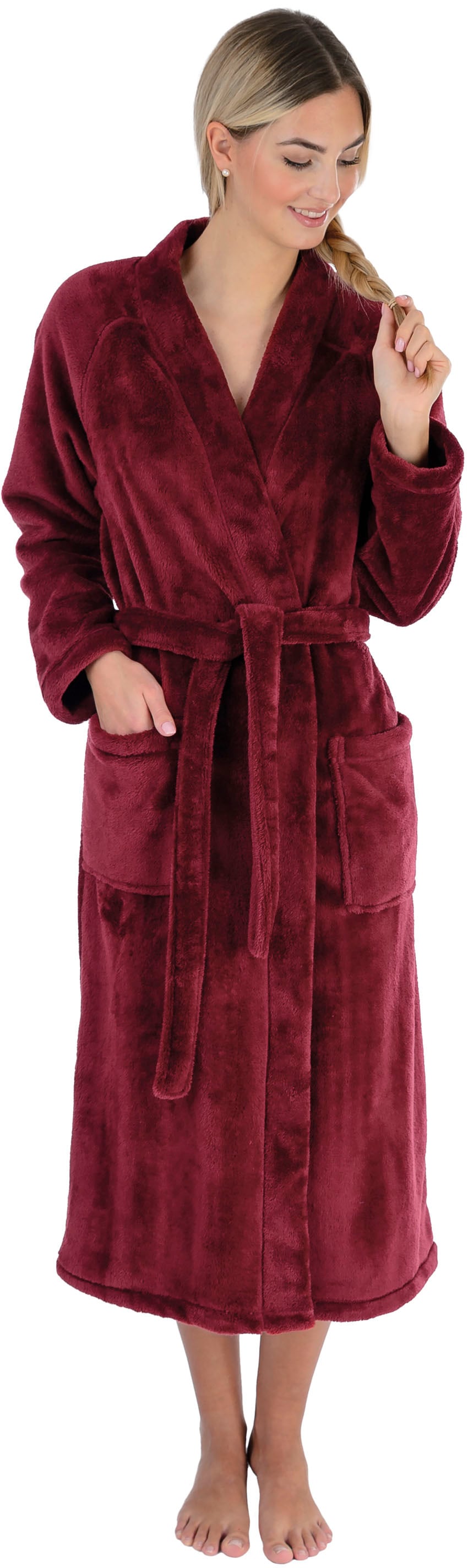 Wewo fashion Damenbademantel »5000« 1 Stk. tlg., kuschelig weich