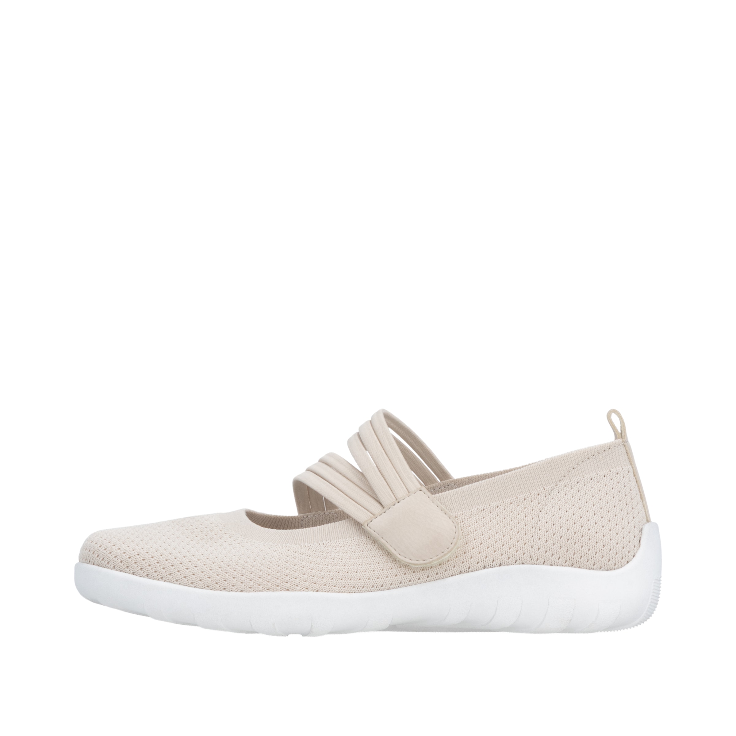 Remonte Riemchenballerina  Slipper, Schlupfschuh, Sommerschuh, Klettschuh mit Softfussbett