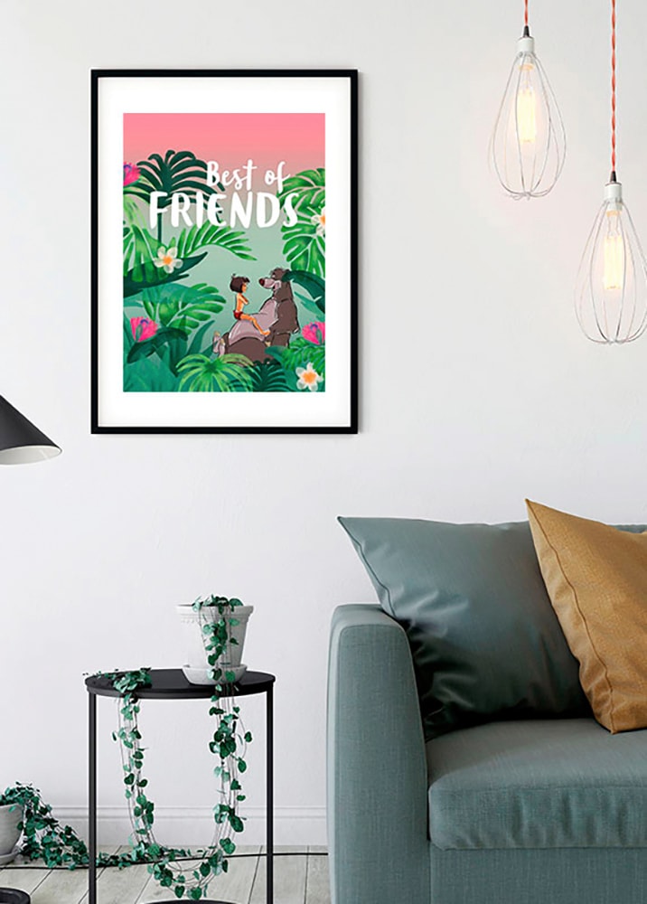 Komar Poster »Jungle Book Best of Friends«, Disney, (1 St.), Kinderzimmer, Schlafzimmer, Wohnzimmer