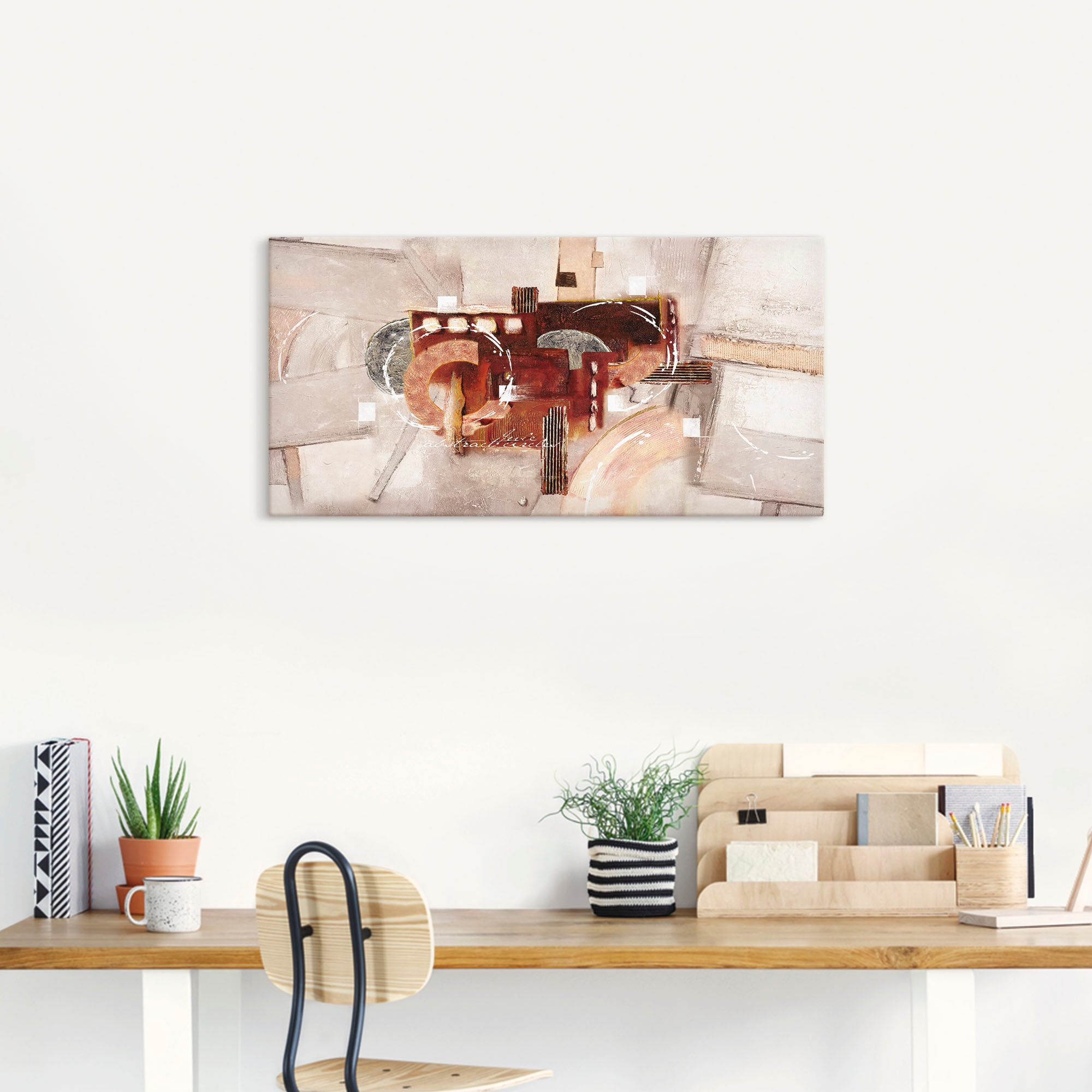 Artland Wandbild »Abstrakte Kreise«, Gegenstandslos, (1 St.), als Alubild, Outdoorbild, Leinwandbild in verschied. Grössen