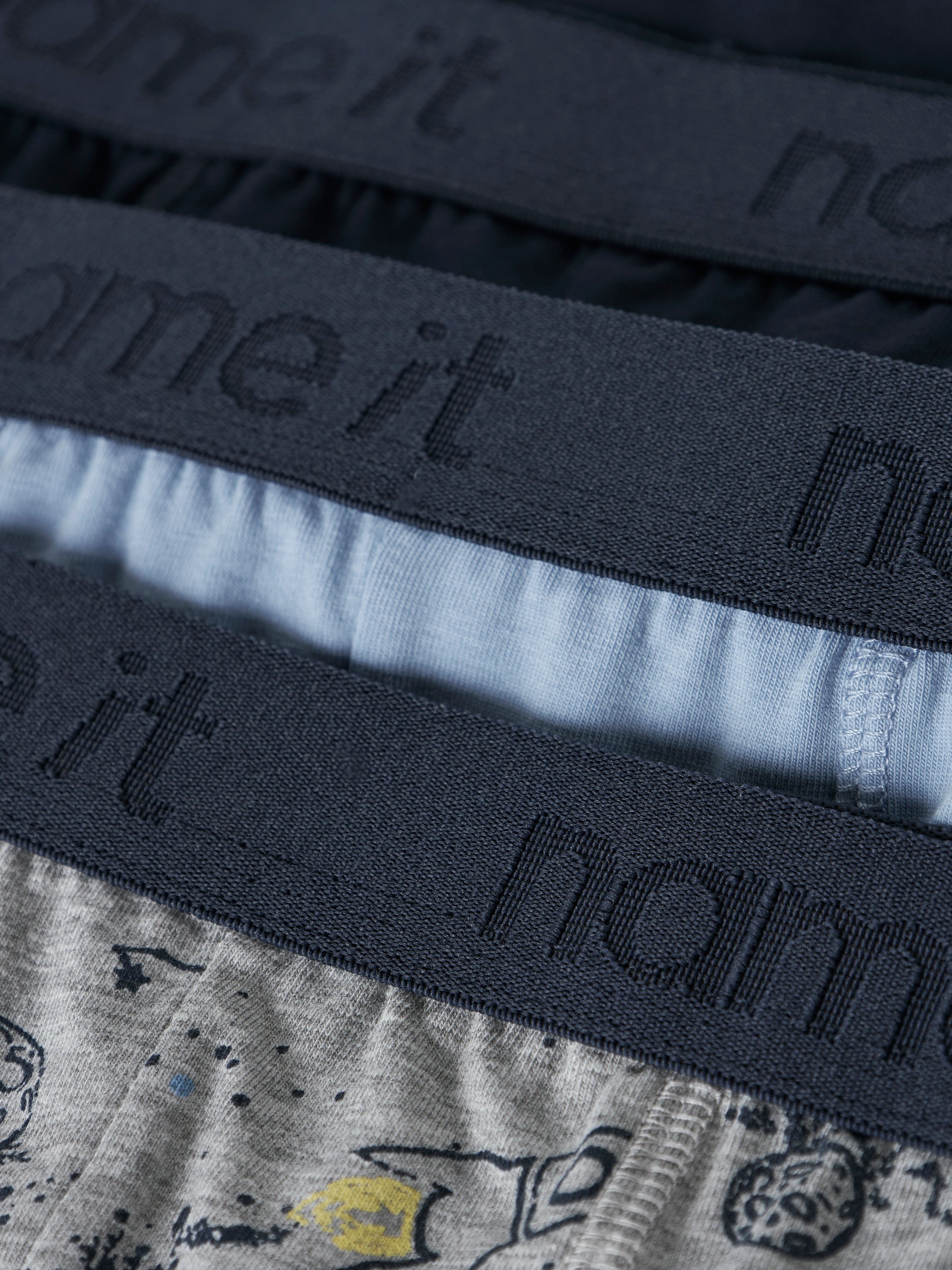 Name It Trunk »NKMBOXER 3P GREY SPACE NOOS« Packung, 3 Stk.