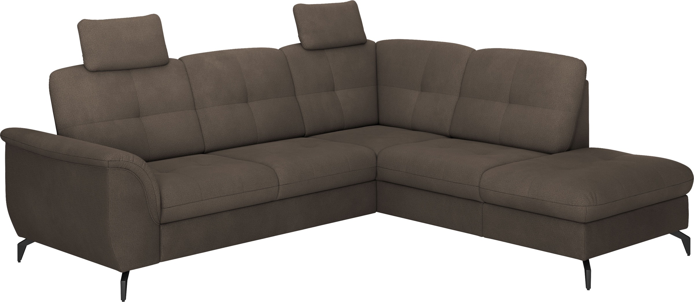 sit&more Ecksofa »Zora L-Form«, wahlweise mit Bettfunktion und Bettkasten
