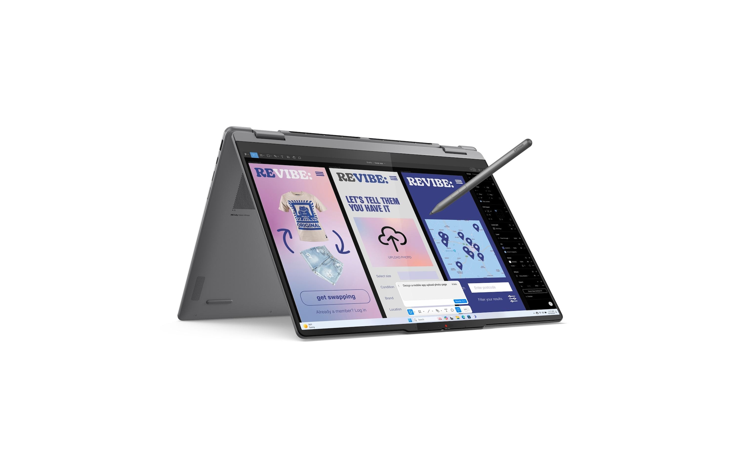 Lenovo Notebook »Notebook Yoga 7 2-in-1 16ILL10 Copilot+ PC (Intel)« / 16 ″ Intel Core Ultra 7 1.000 GB SSD Integrierte NPU (Neural Processing Unit)