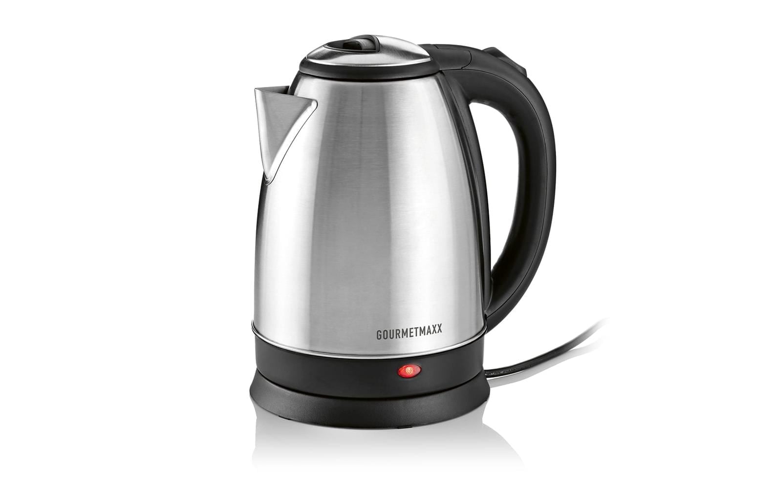 GOURMETmaxx Chauffe-eau »Wasserkocher 30388 1.8 l, Schwarz/Edelstahl«