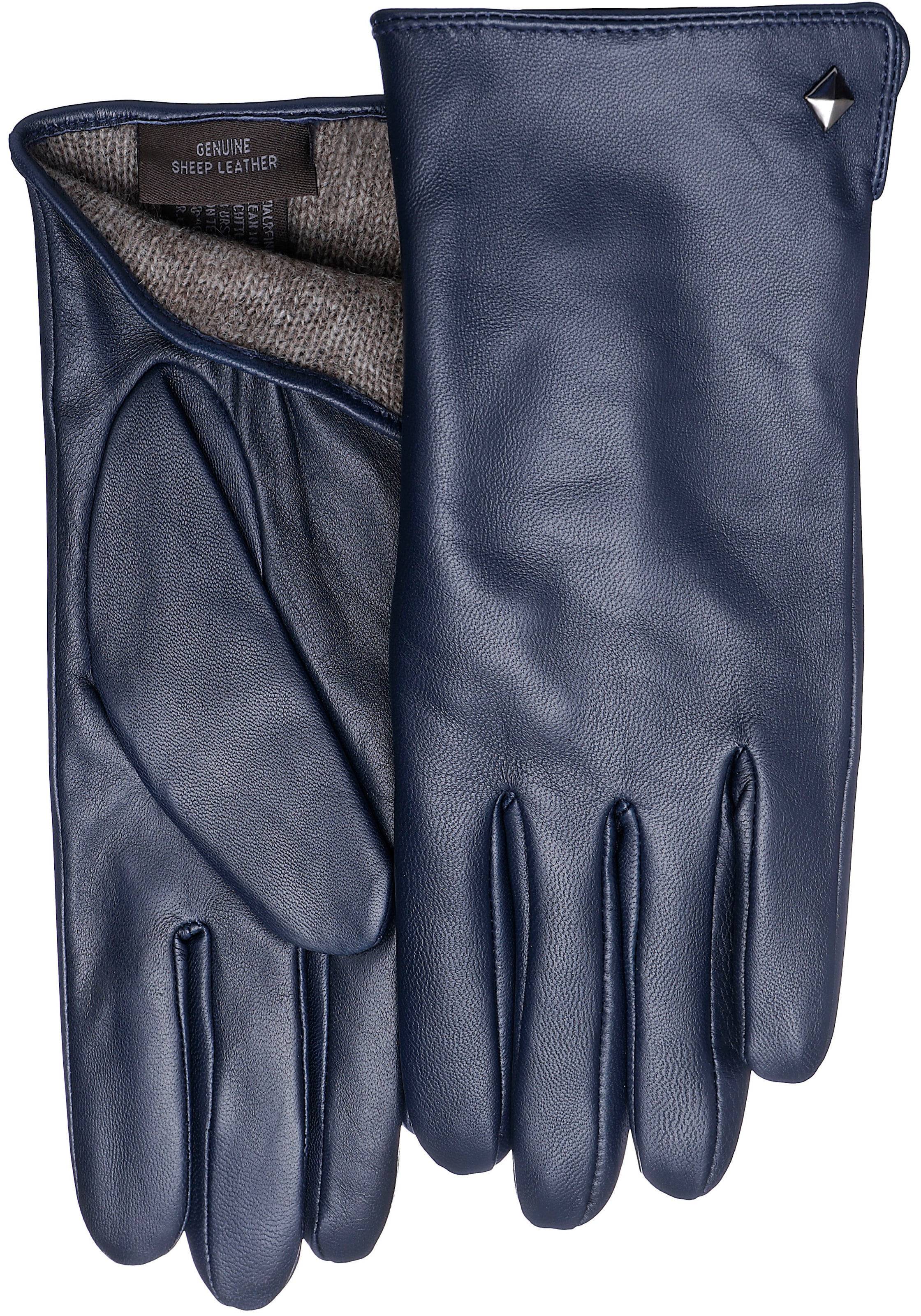 Image of PEARLWOOD Lederhandschuhe "Meg" dekorativer Rockstud - elastischer Bund - Seitenschlitz