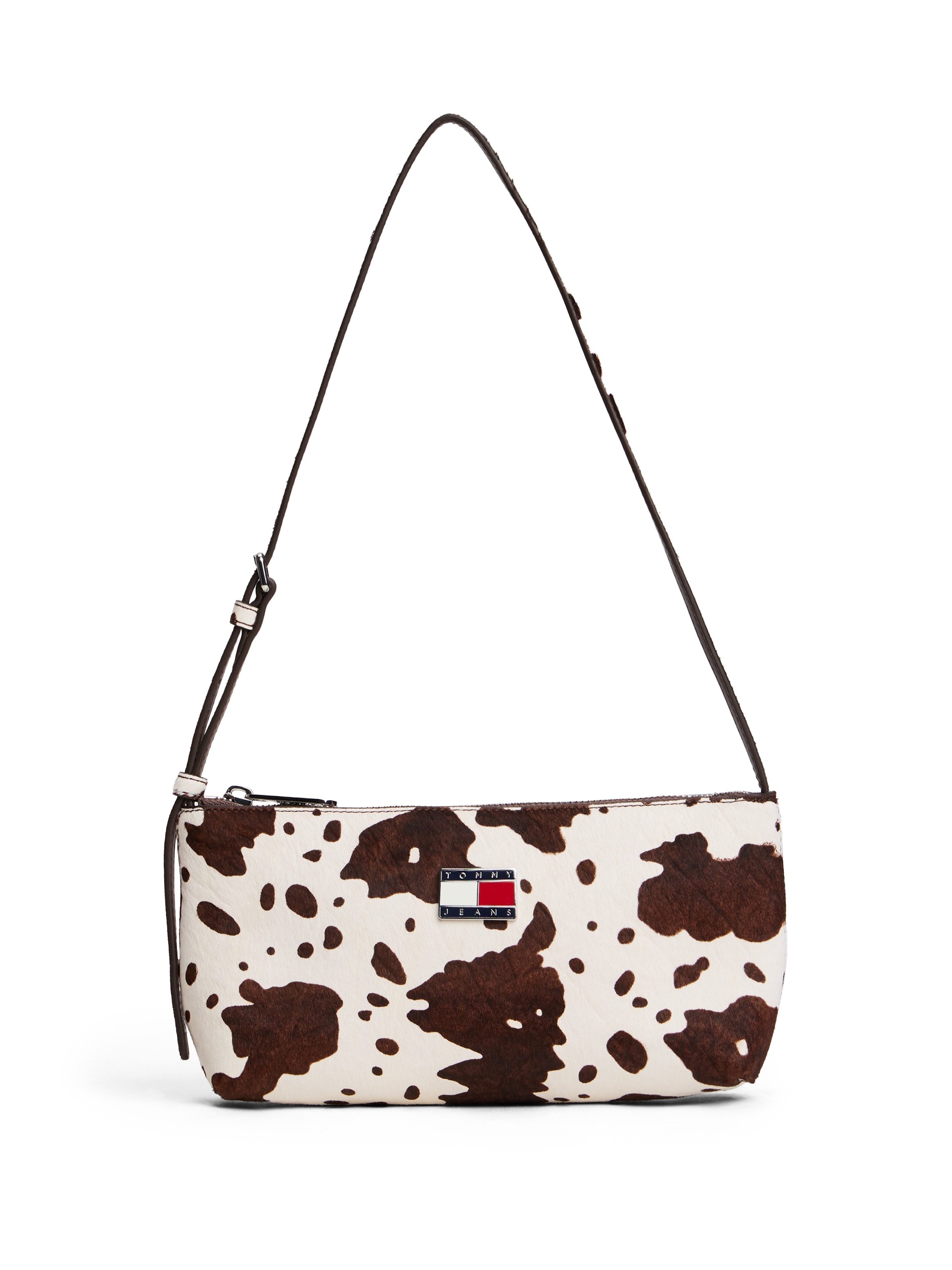 Image of Tommy Jeans Schultertasche "TJW MUST COW SHOULDER BAG", Damen Tragetasche, Umhängetasche in modischem Kuh-Print