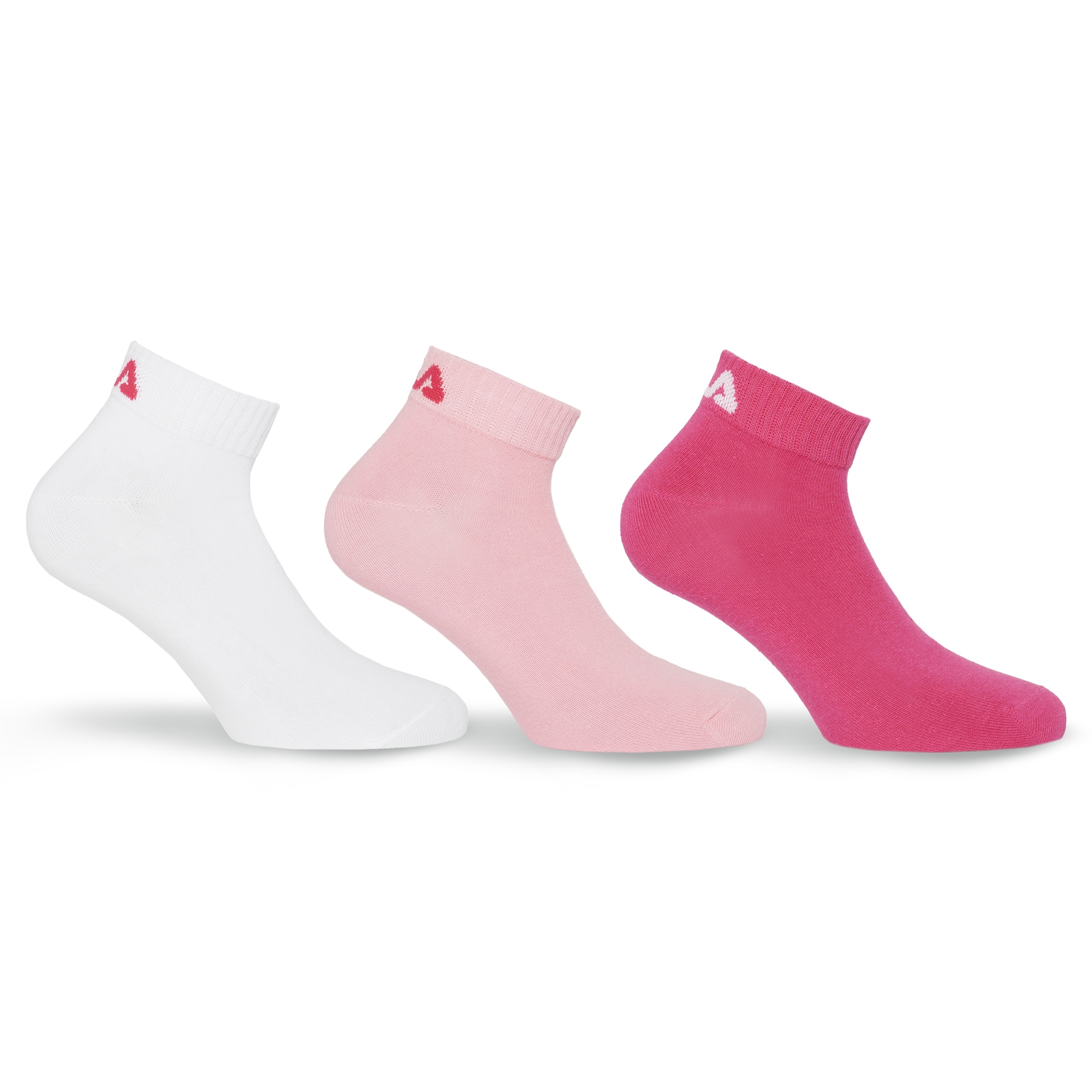 Fila Kurzsocken »UNISEX INVISIBLE PLAIN SOCKS« 3 Paar tlg. mit Logostickerei