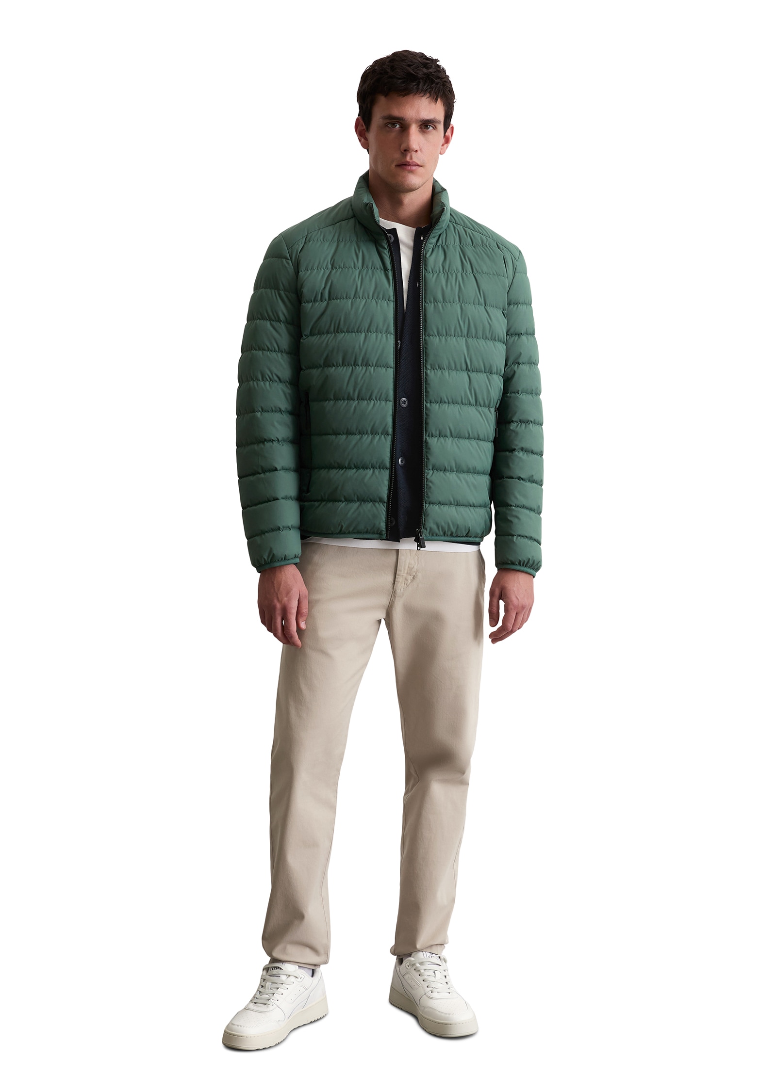 Marc O'Polo Steppjacke Übergangsjacke, aus recyceltem Performance-Polyester, regular fit