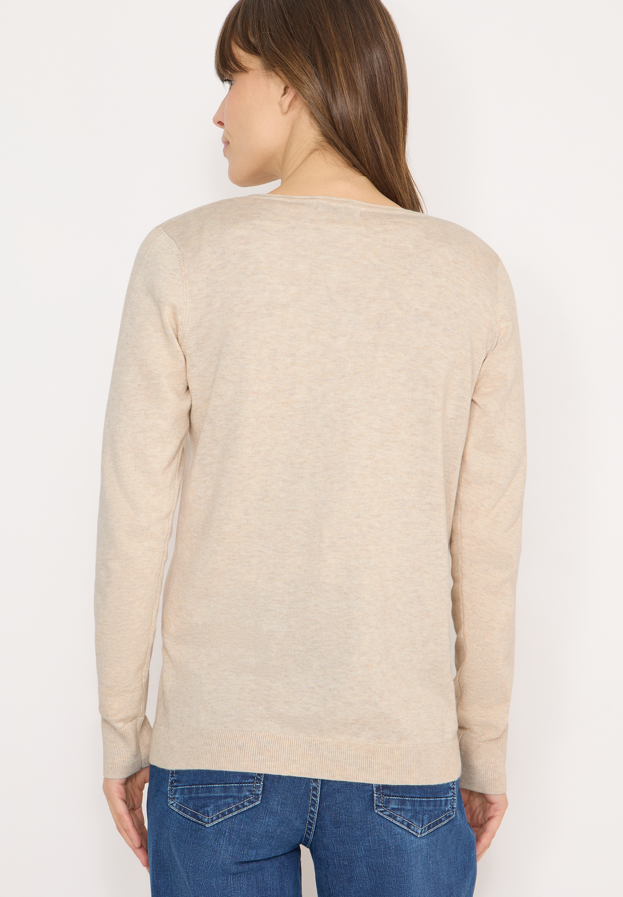 Cecil Pull en tricot mit V-Ausschnitt