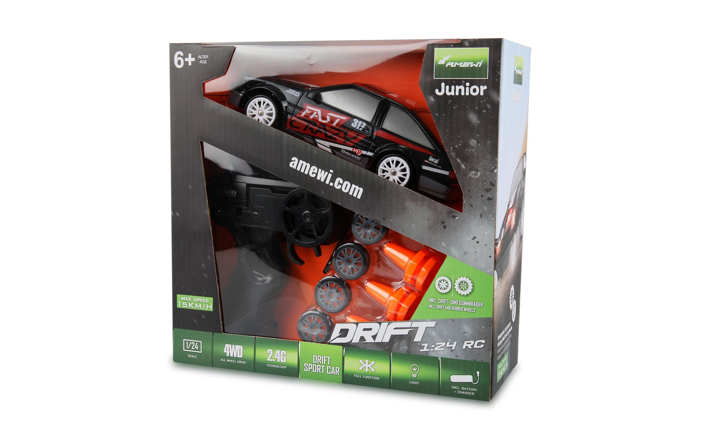 Amewi RC-Auto »Sport Car 4WD Schwarz,«
