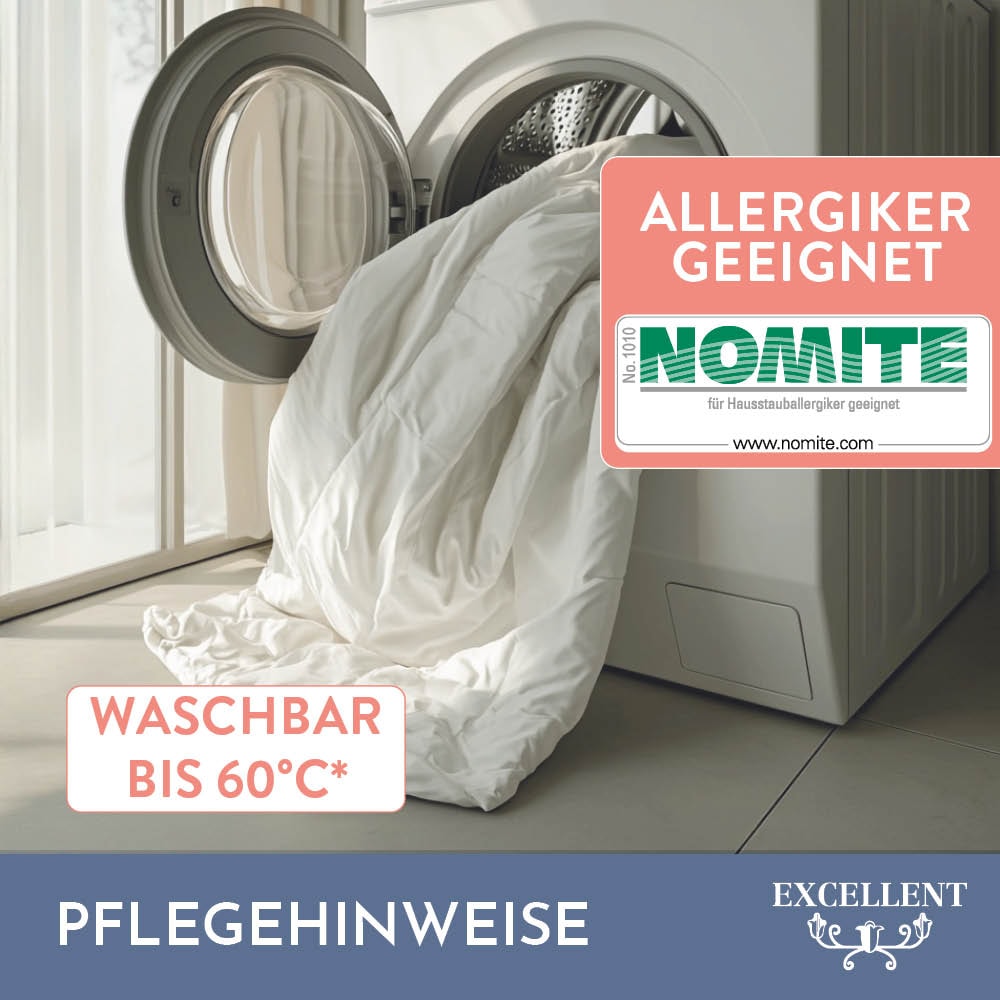 Excellent 3-Kammer-Kopfkissen »Florenz«, Füllung: 100% Gänsedaunen (Aussenkammern), Bezug: 100% Baumwolle, (1 St.), hergestellt in Deutschland, allergikerfreundlich