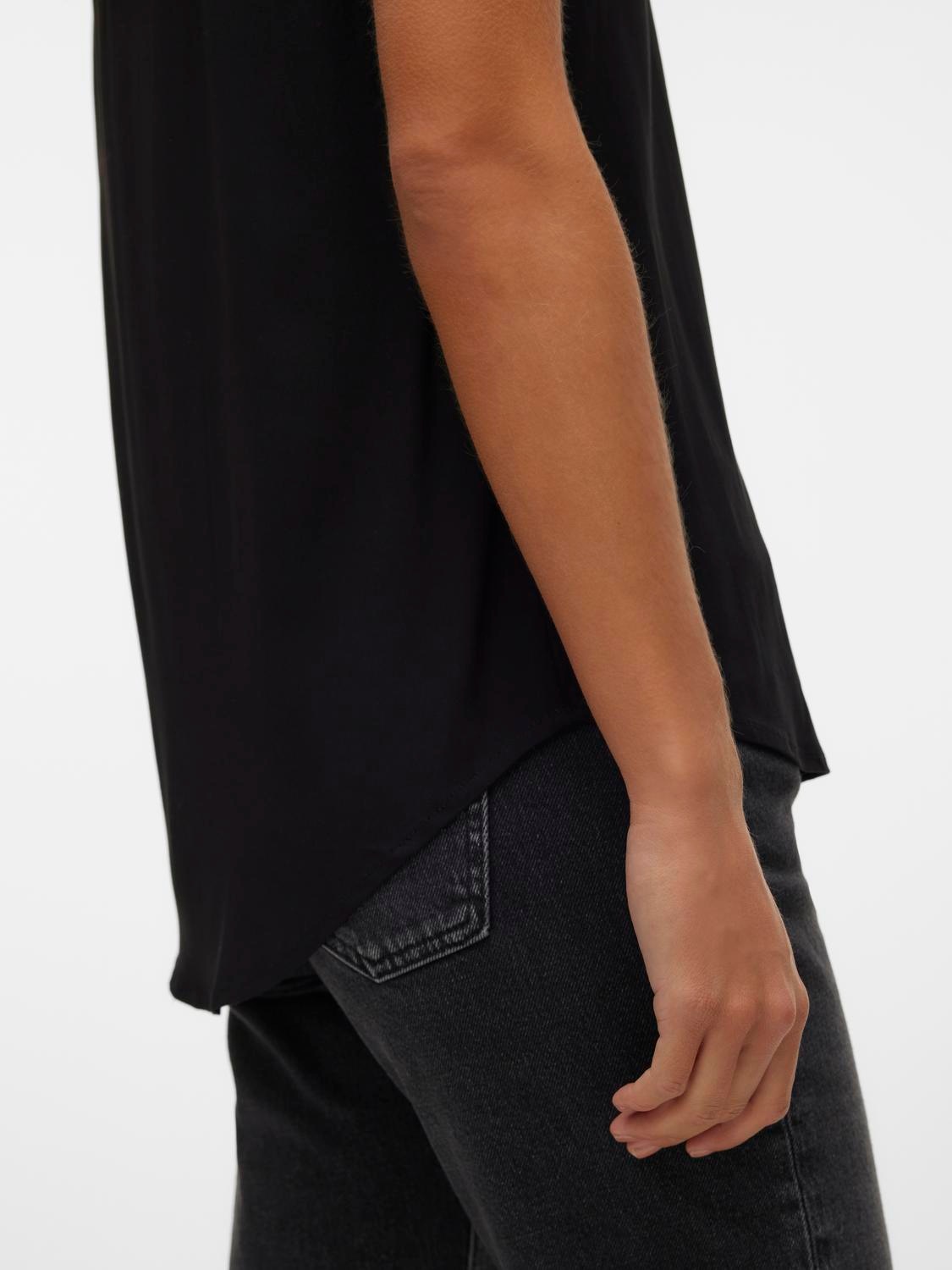 Vero Moda Blusenshirt »VMBELLA SS TOP WVN GA NOOS«