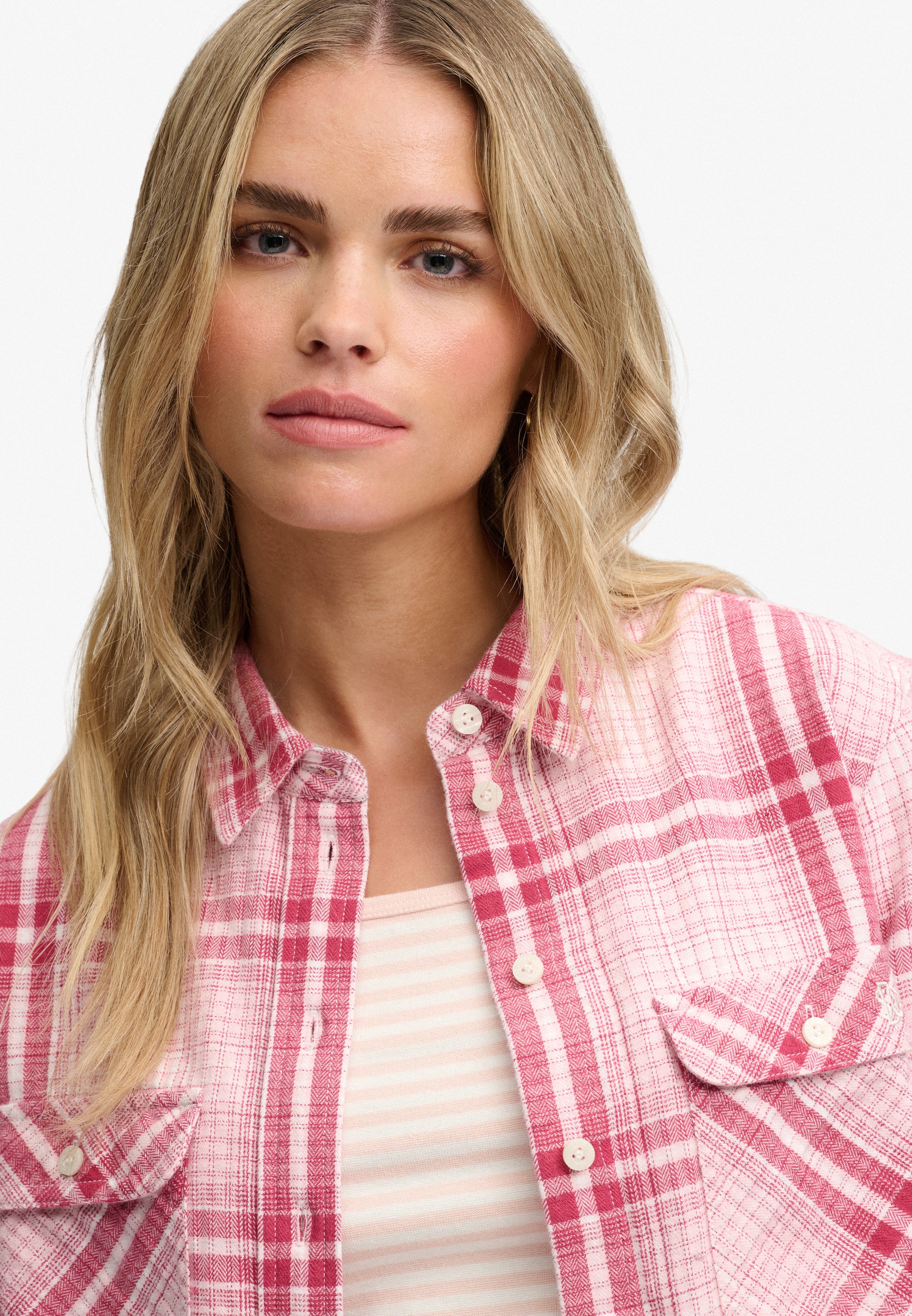 Superdry Blouse à carreaux »LUMBERJACK CHECK FLANNEL SHIRT« coton, coupe décontractée, en flanelle douce