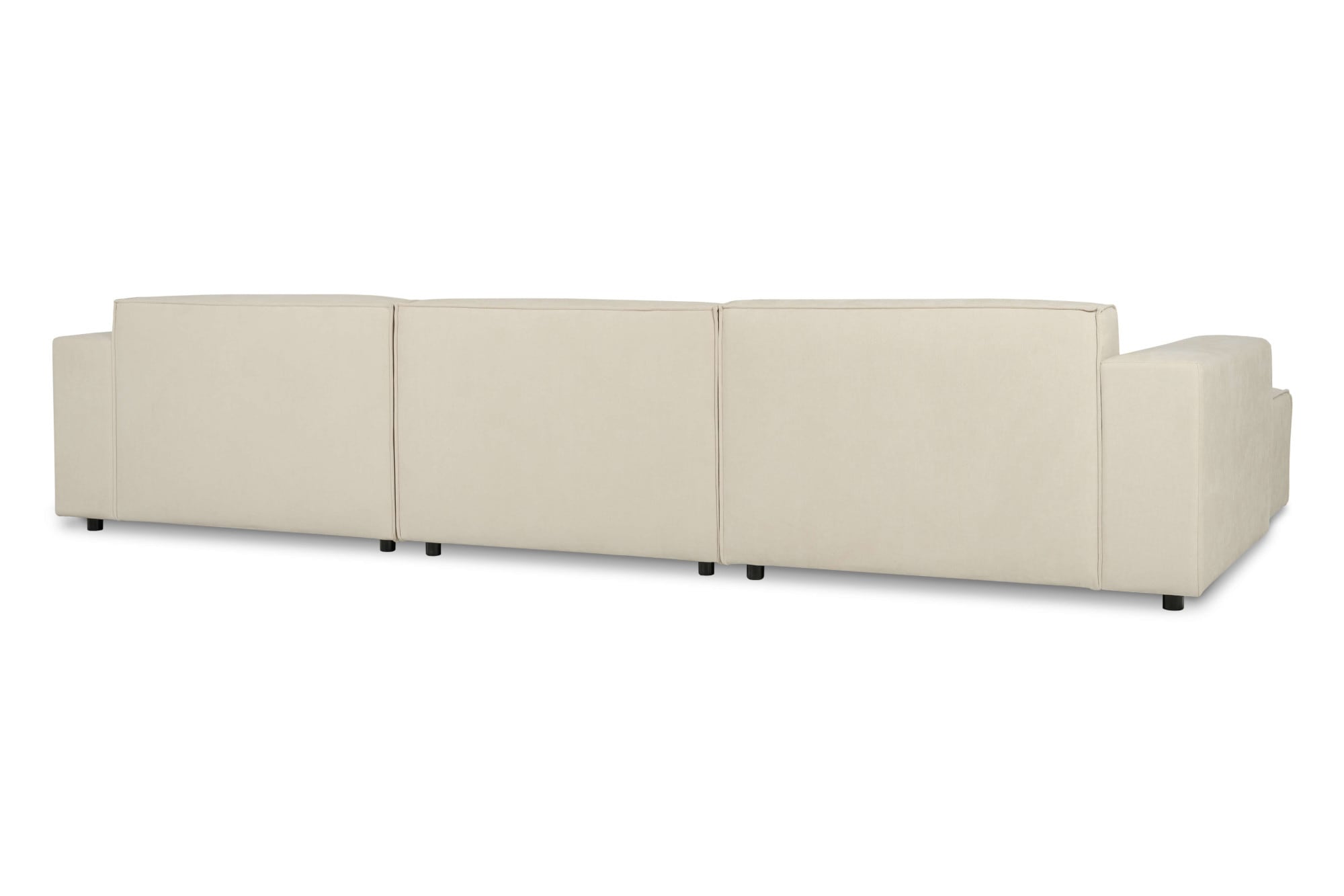 GOODproduct Canapé d'angle »Jorrena, extra weicher Chenille-Stoff« Forme en L, 3 niveaux de confort, largeur 346 cm, avec suspension à ressorts ondulés