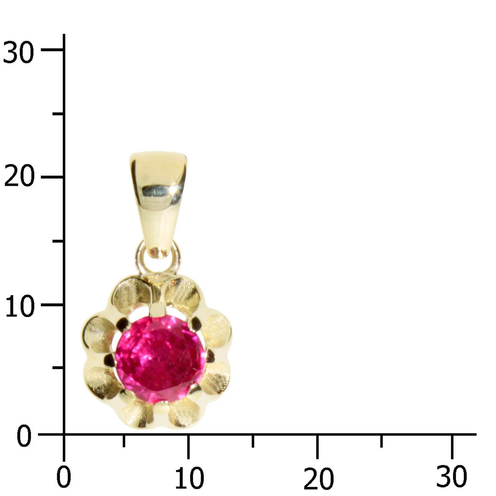 OSTSEE-SCHMUCK Pendentif chaîne »Ostsee-Schmuck Anhänger Pia 6 mm Anhänger Pia 6 mm« 1 cuis tlg.
