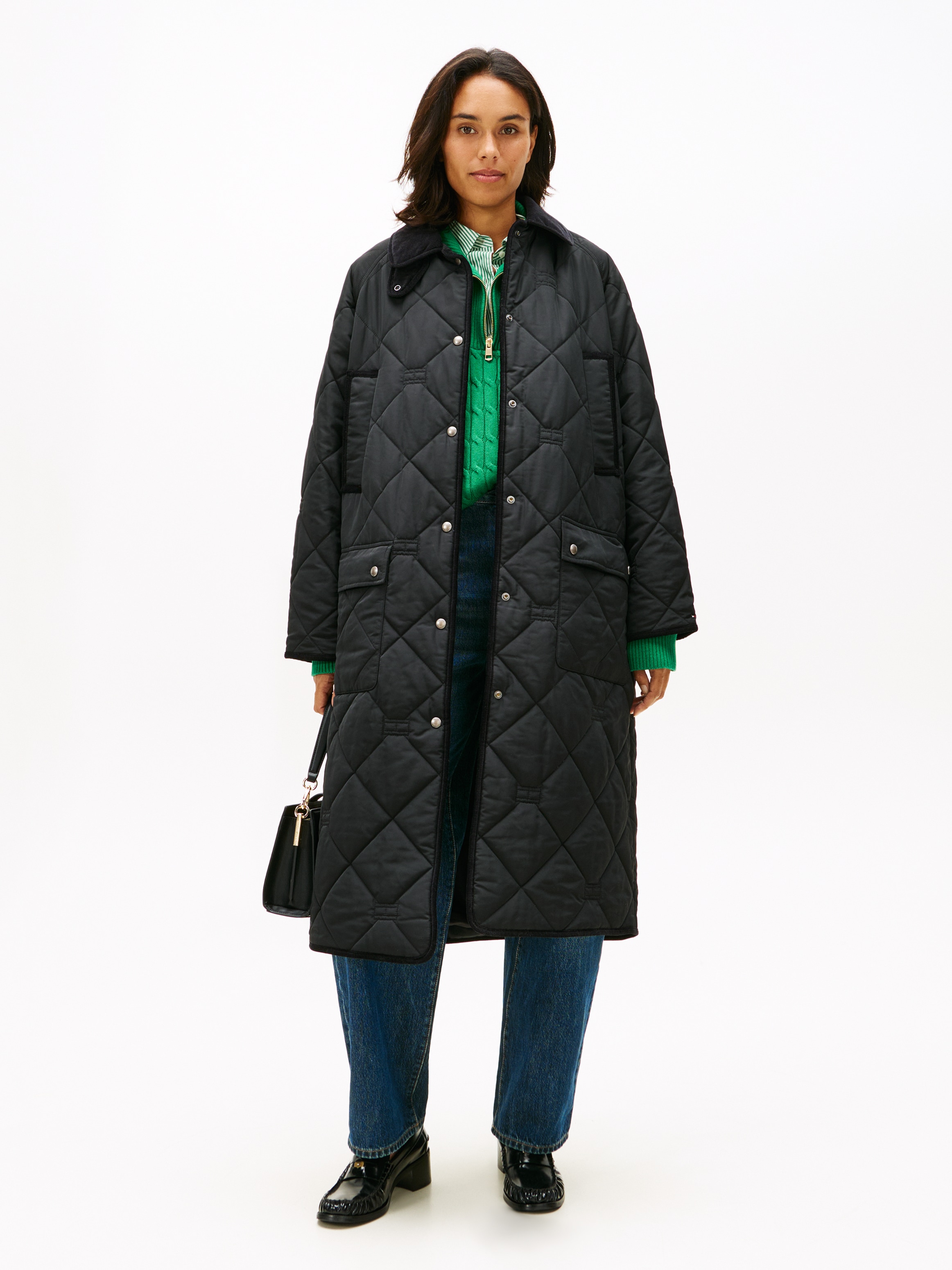 Image of Tommy Hilfiger Steppmantel "PADDED FLAG QUILTED COAT"