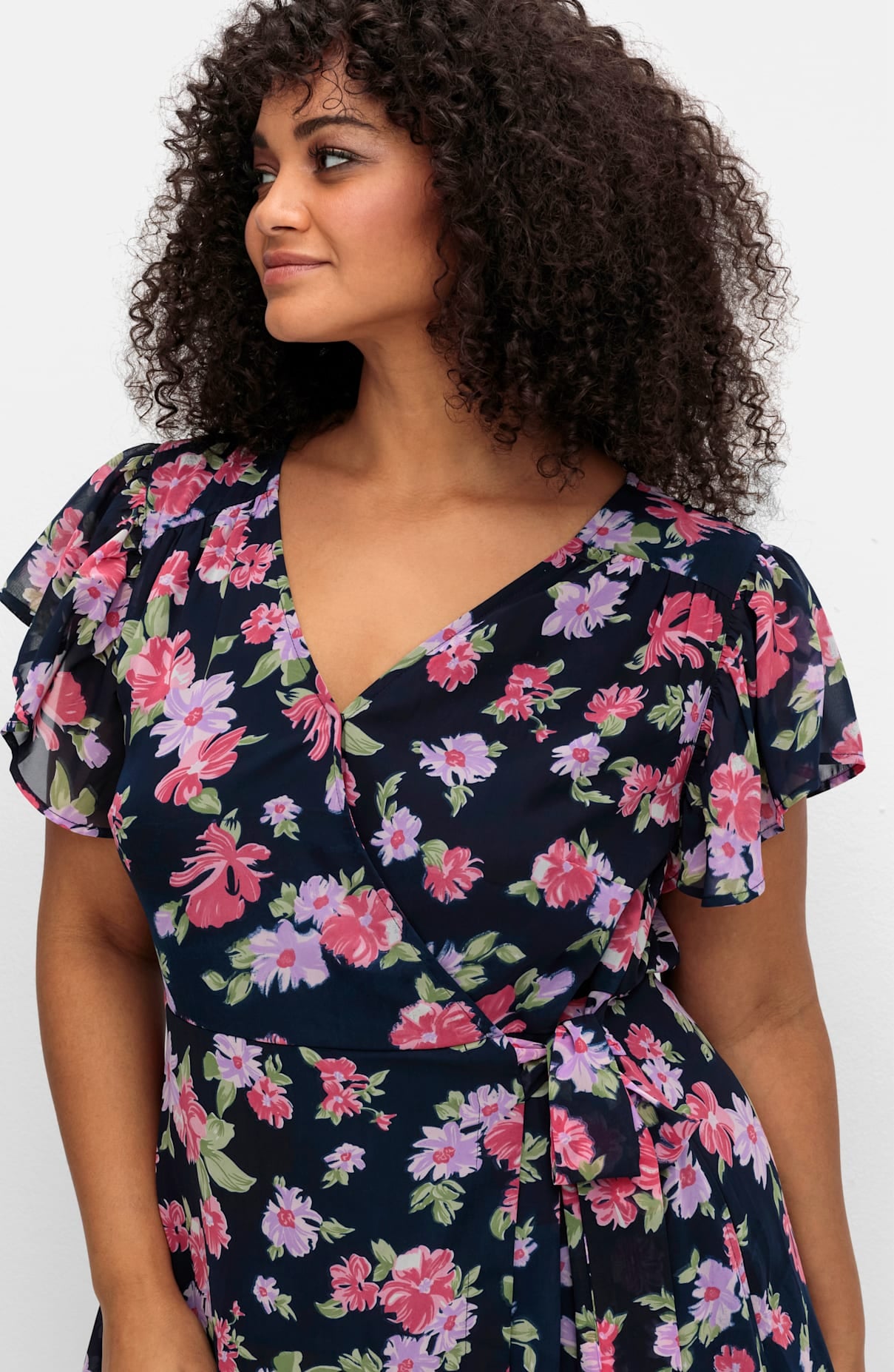 sheego by Joe Browns Chiffonkleid »Chiffonkleid«