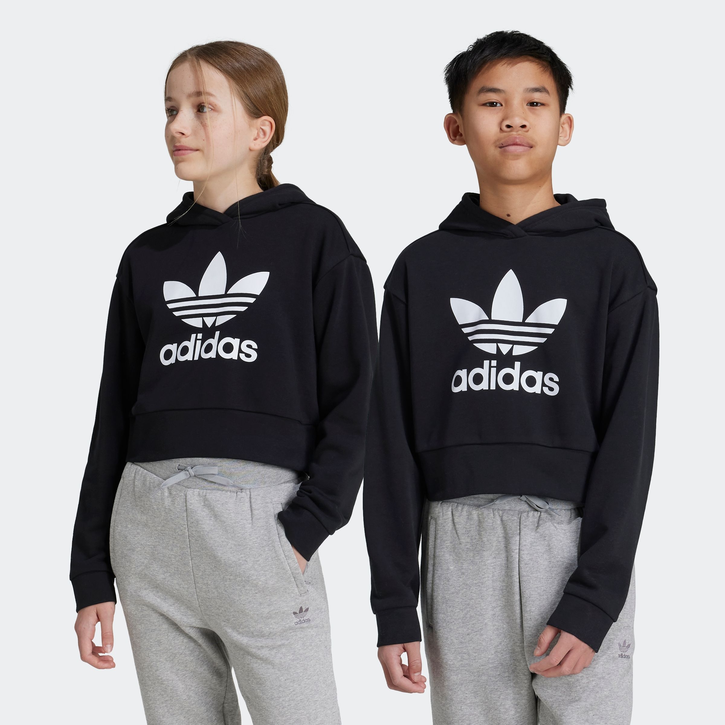 Image of adidas Originals Kapuzensweatshirt "ADICOLOR CROP KIDS HOODIE"