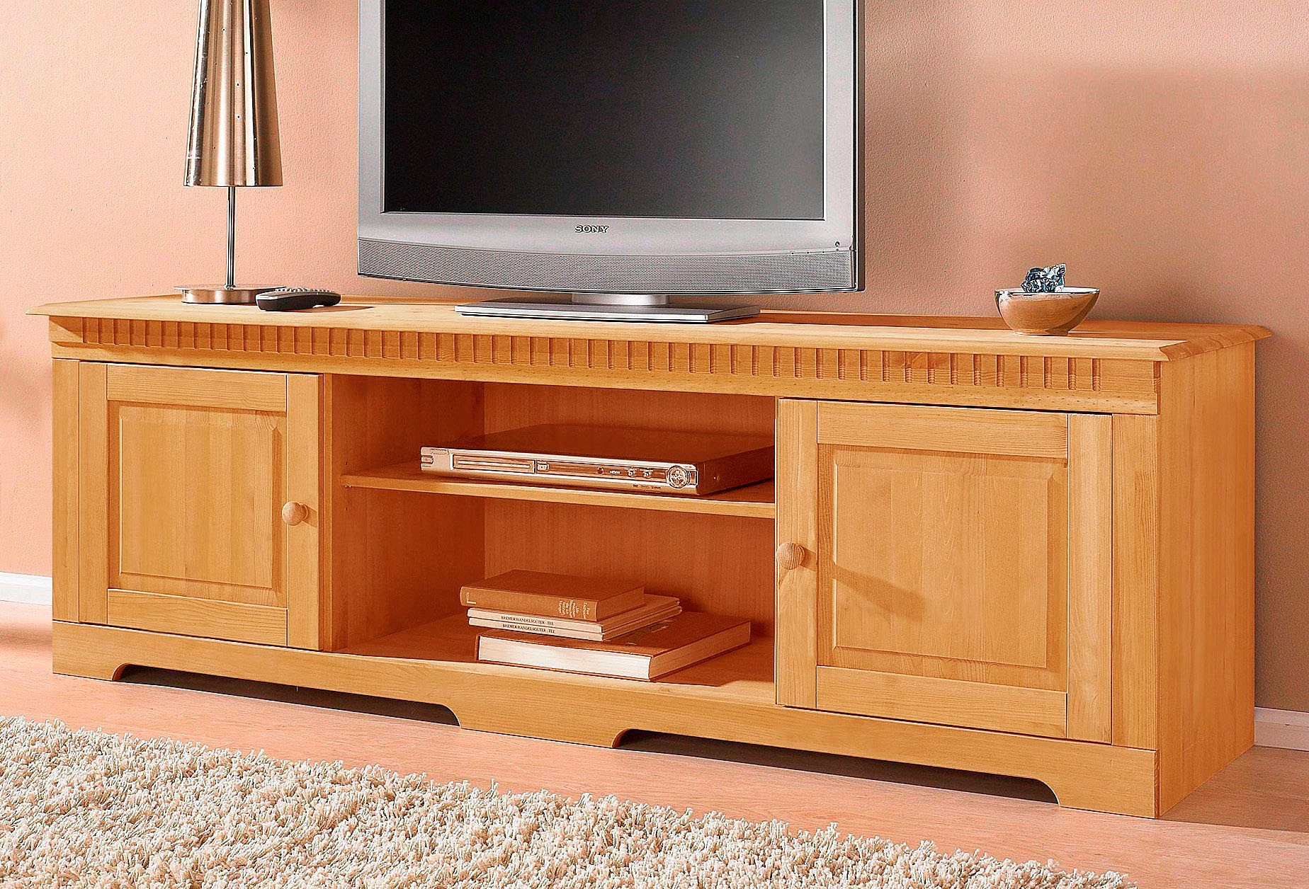 Image of GOODproduct Lowboard "Lisa" Kommode aus schönem massivem Kiefernholz, Breite 175 cm