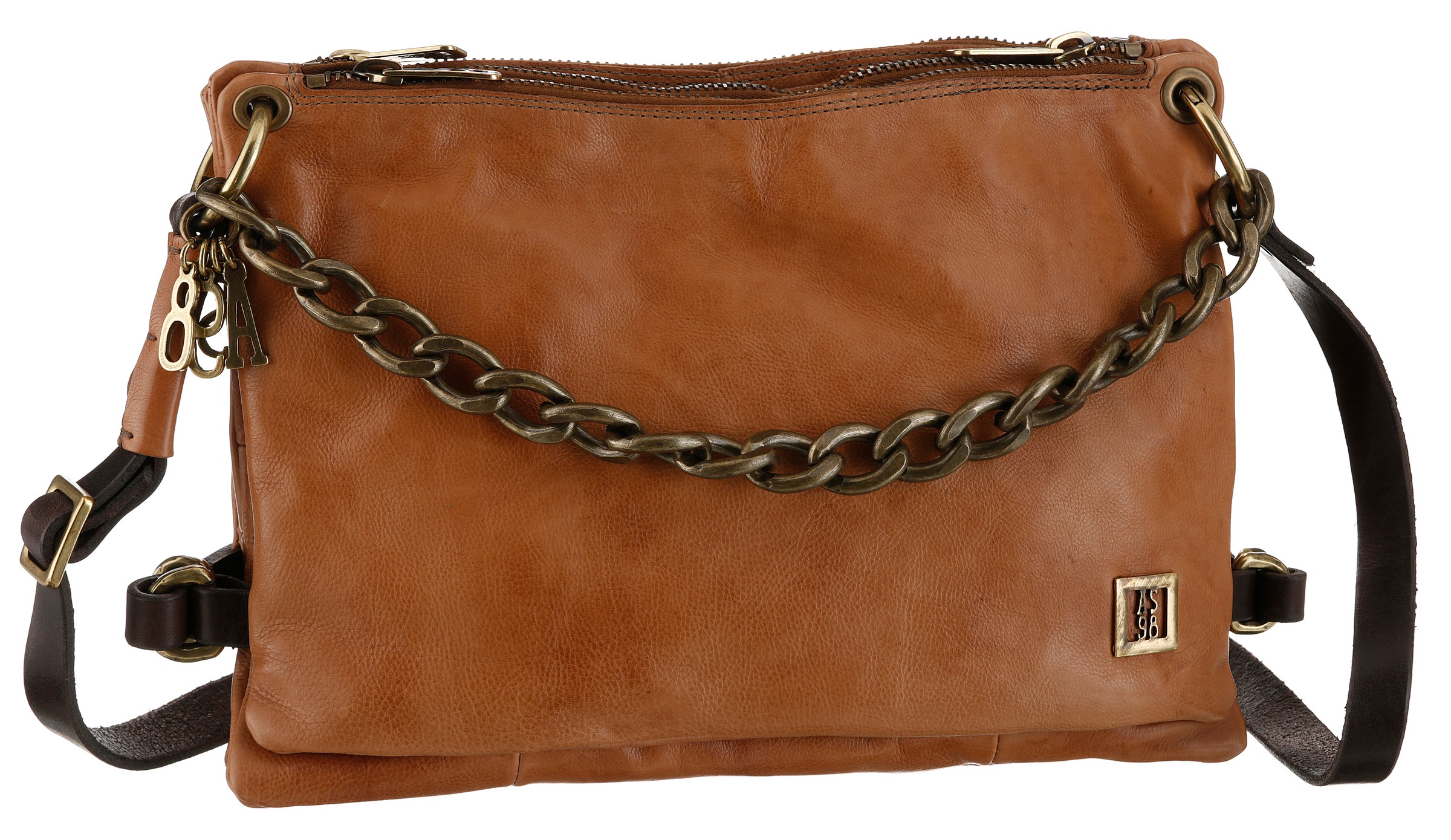 Image of A.S.98 Schultertasche, aus echtem Leder, bestehend aus 3 Taschen bei Ackermann Versand Schweiz