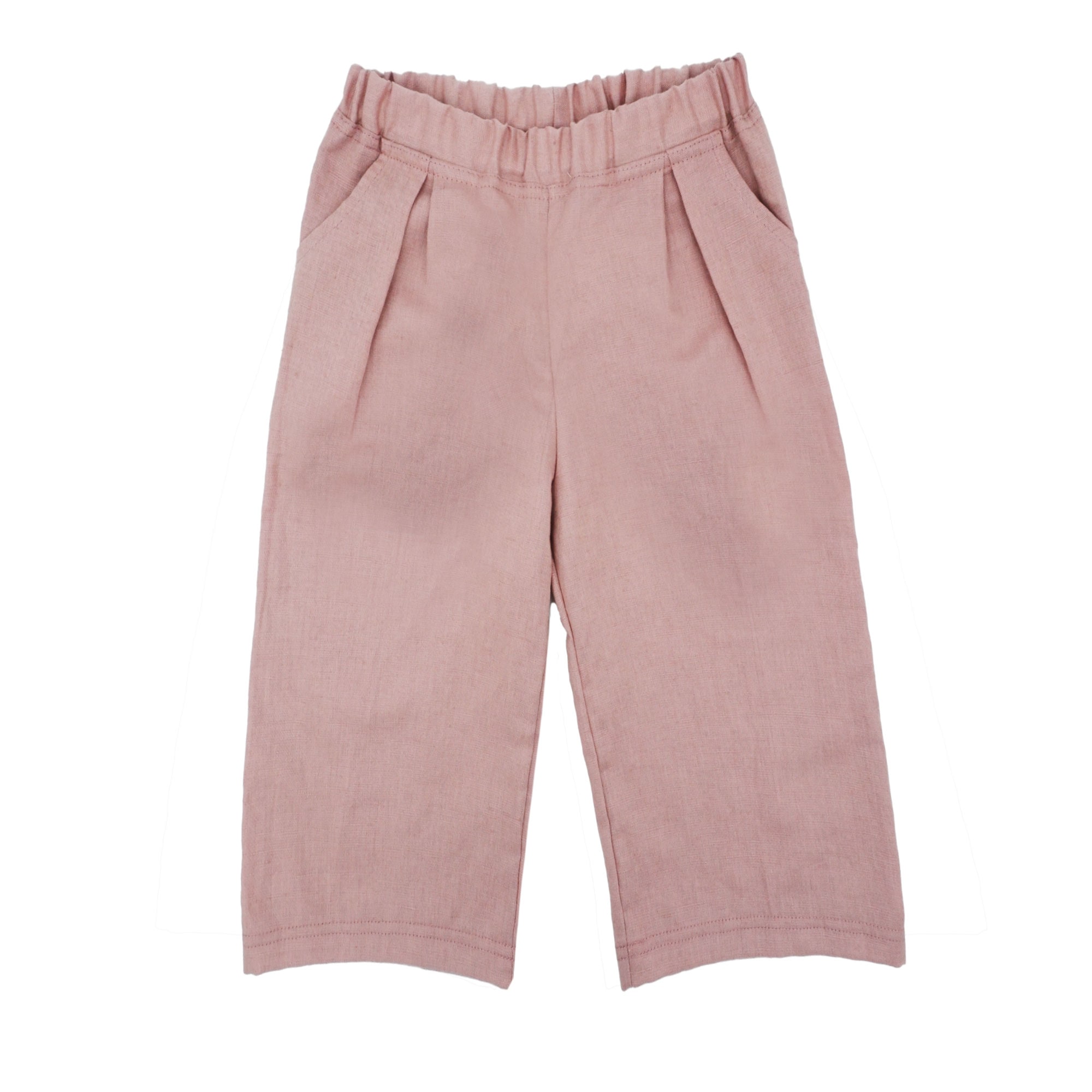 MAXIMO Pantalon 7/8  rosa, Culotte, Leinenoptik, Kleinkind, Mädchen