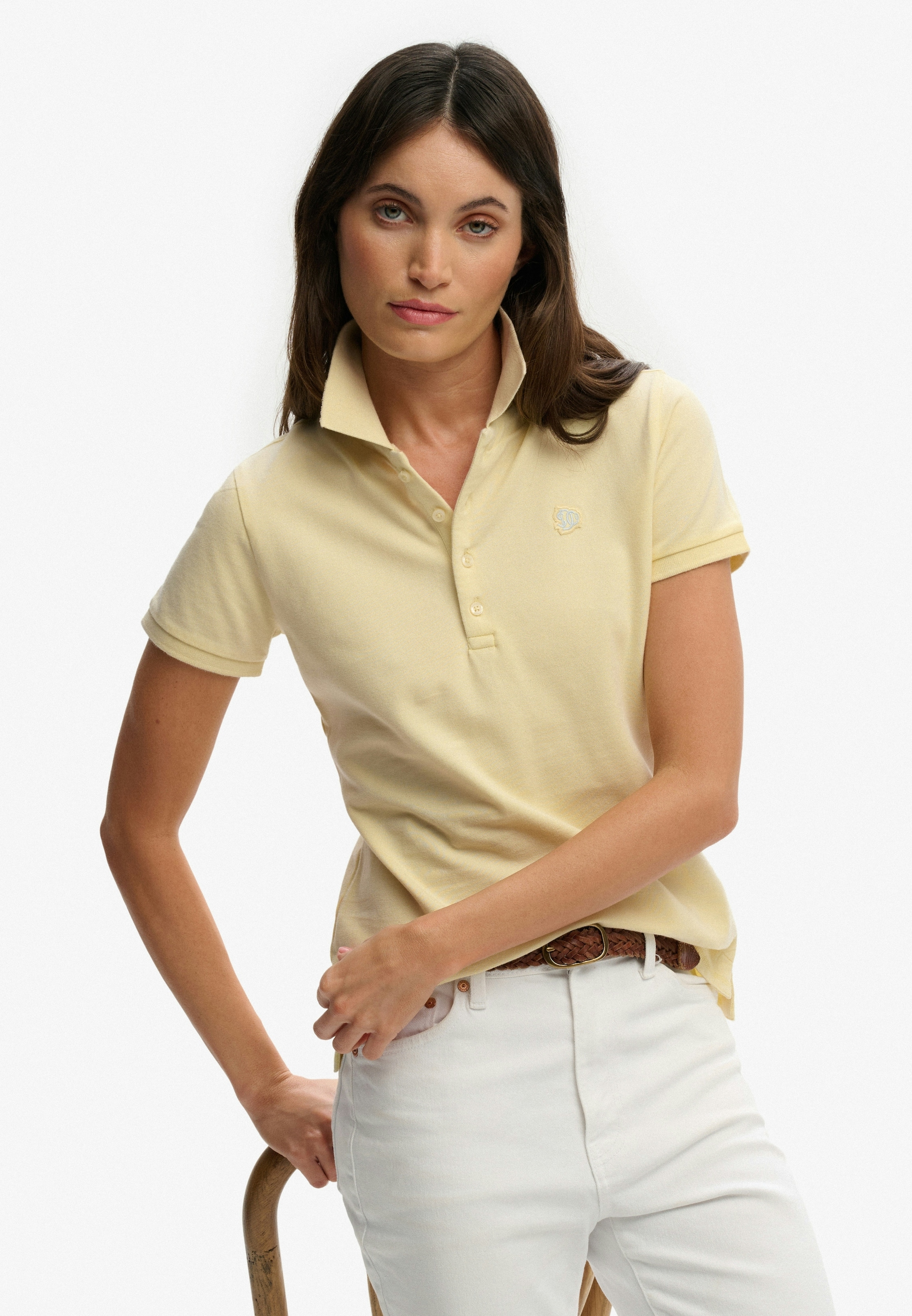 Superdry Poloshirt »HERITAGE SLIM FIT POLO« mit klassischem Polokragen, aus Baumwollmischung, in Single Jersey