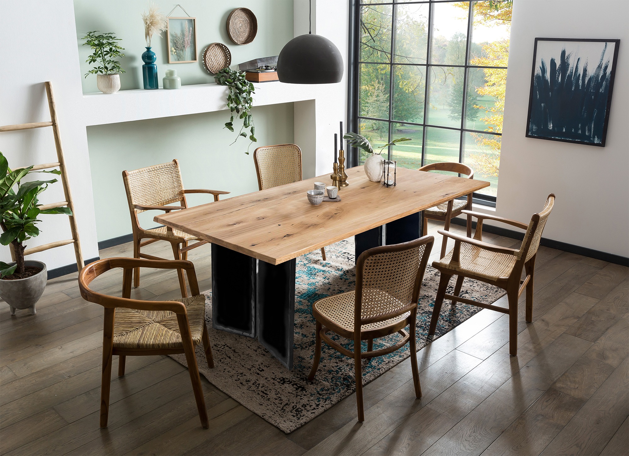 SIT Plateau de table 1 cuis tlg. avec finition huilée