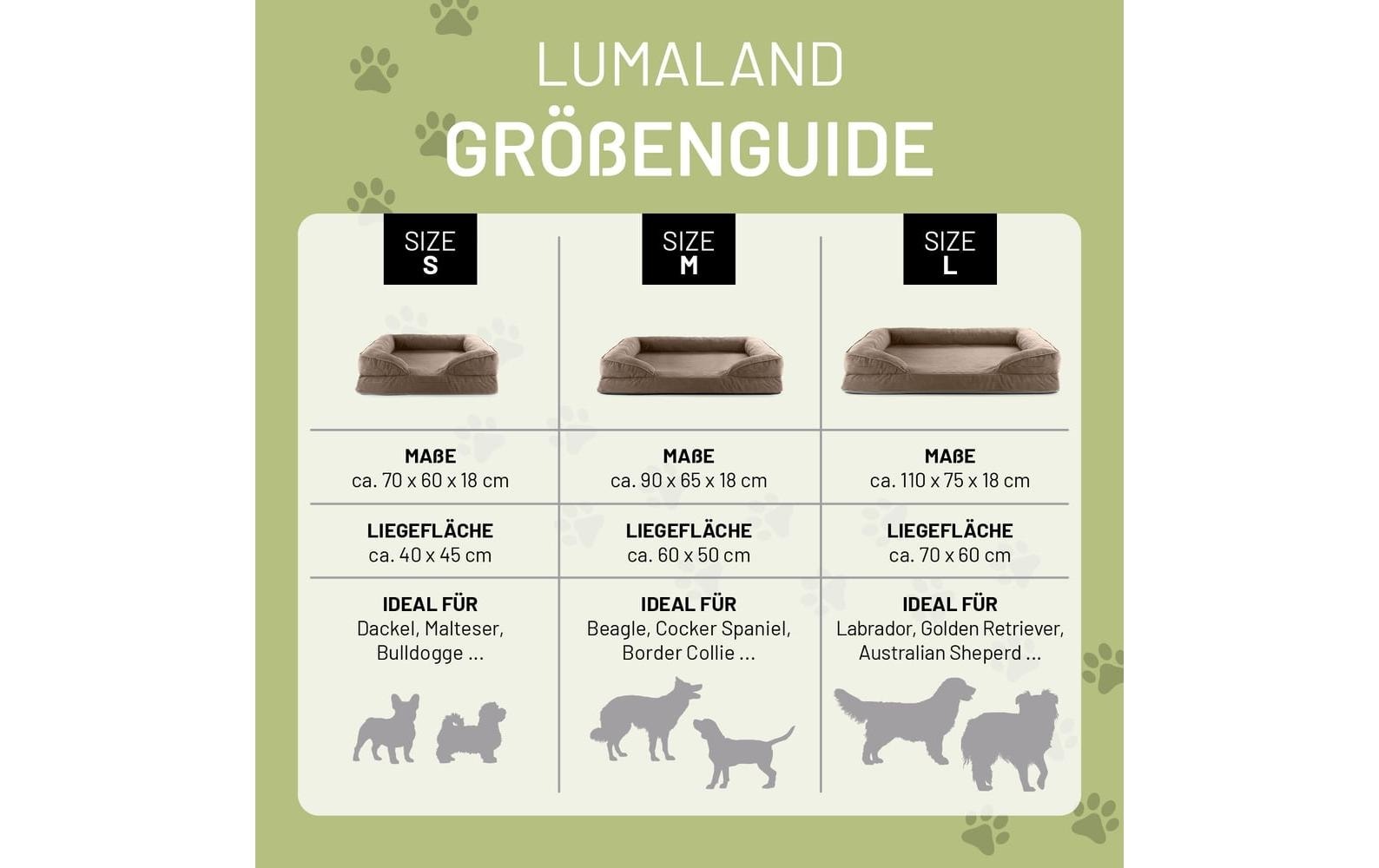 Lumaland Hundebett »Indoor Cord L«