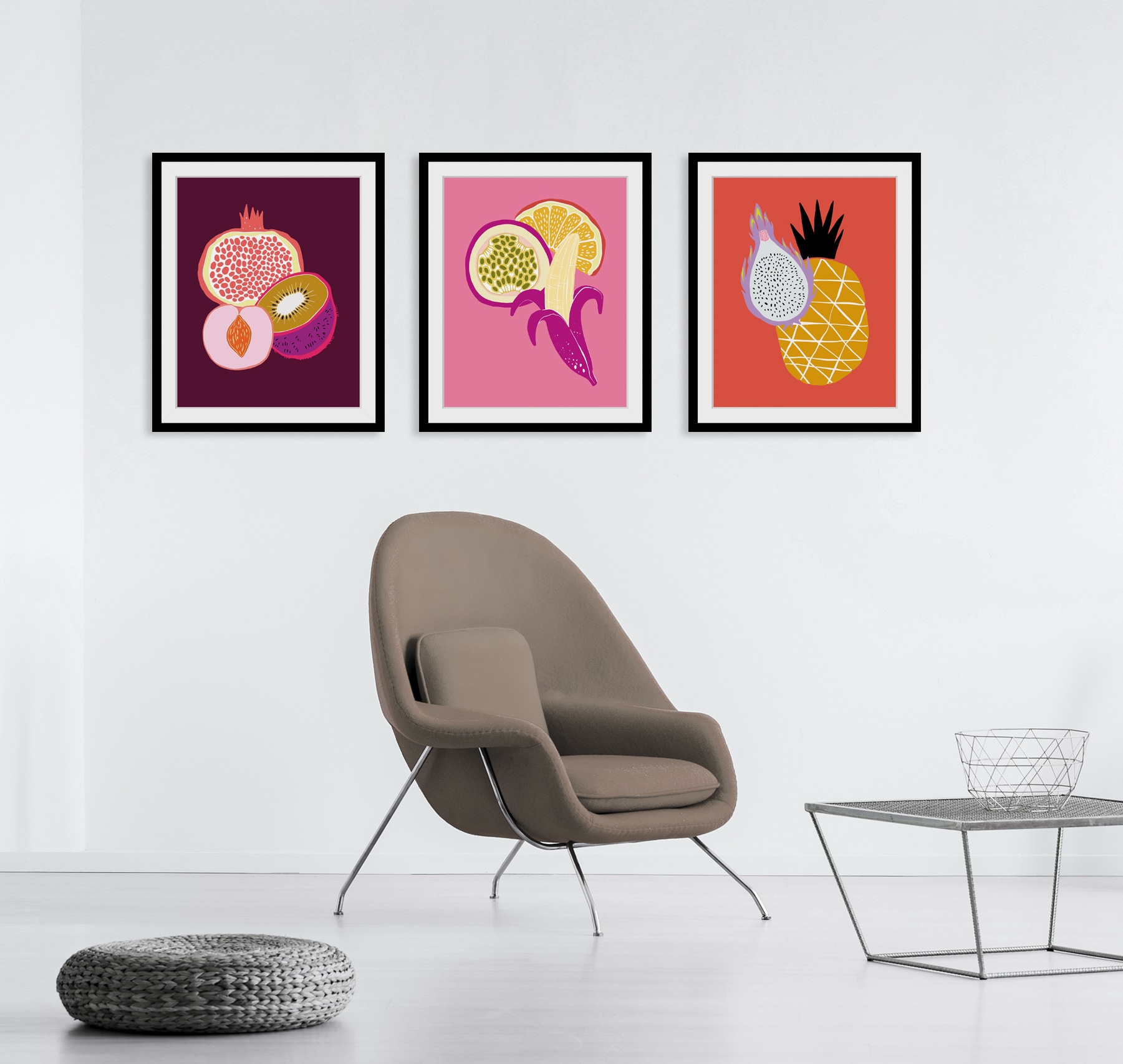 queence Image »Marianne« HD Premium Poster-Druck inkl. Holzrahmen