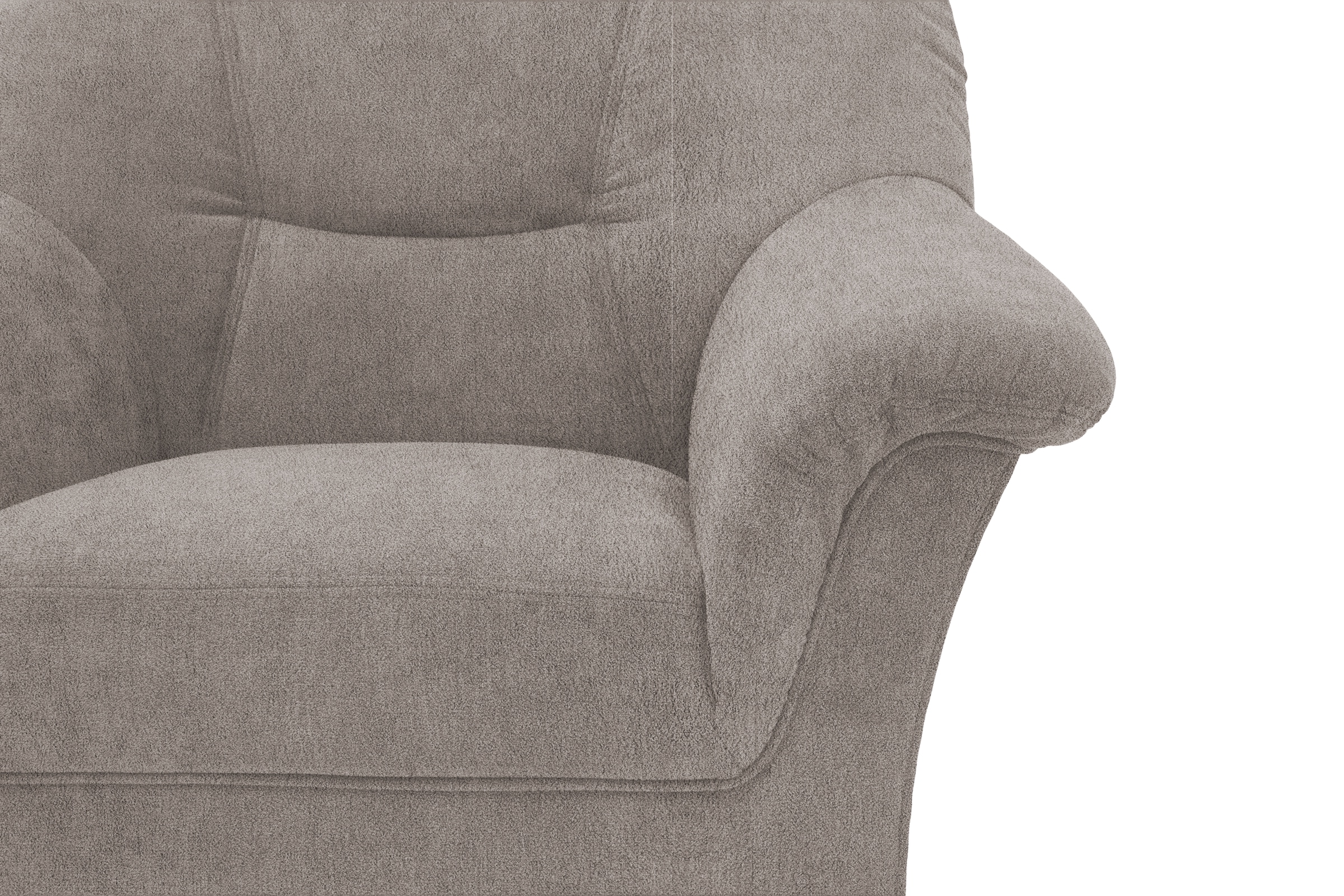 GOODproduct Fauteuil »Langeland Sitzbreite 48 cm, besonders komfortabel durch Federkern« avec revêtement doux en microfibre de luxe facile d'entretien