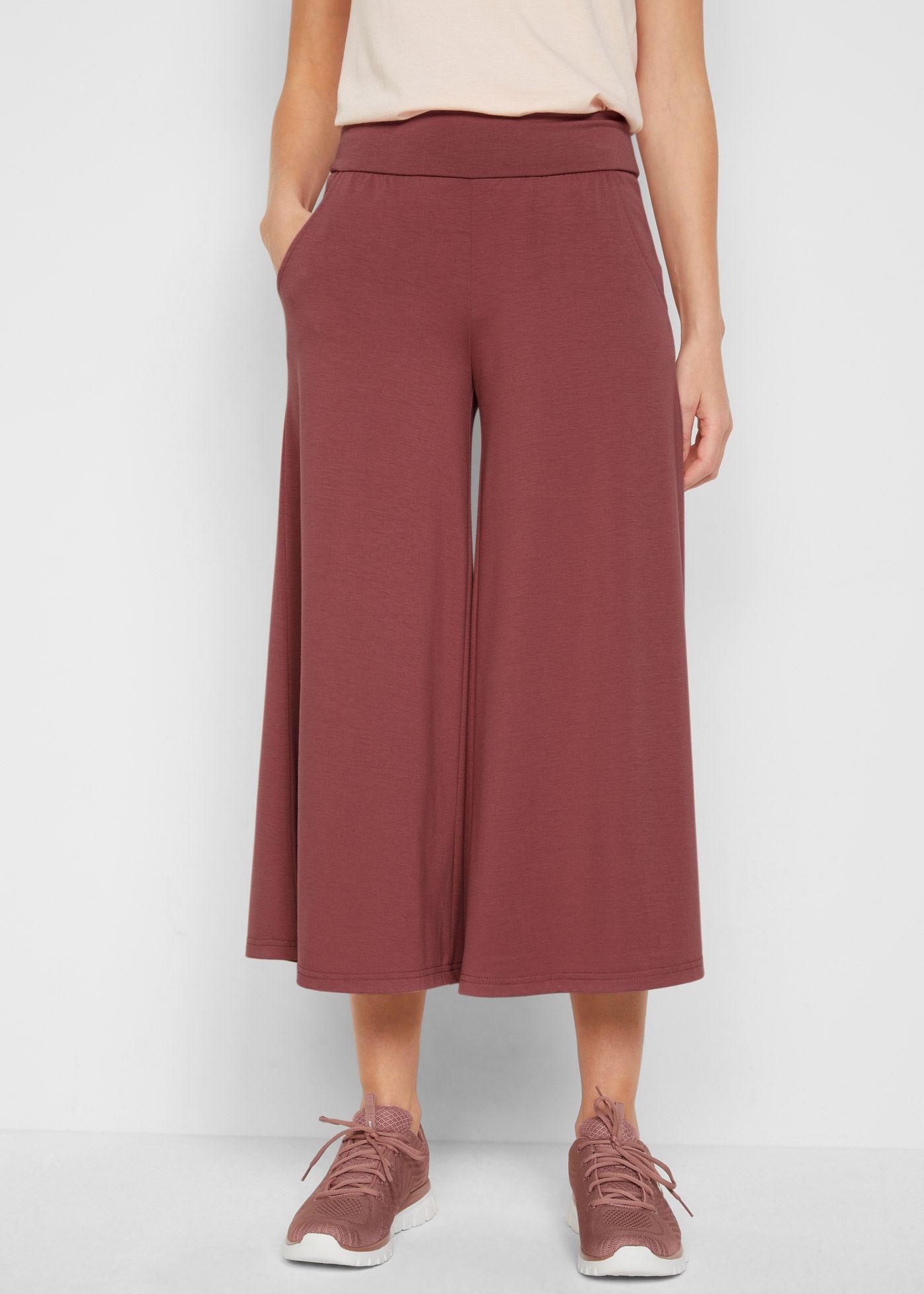 Image of bonprix Culotte mit breitem Komfortbund, lockere Passform, extraweite Beine