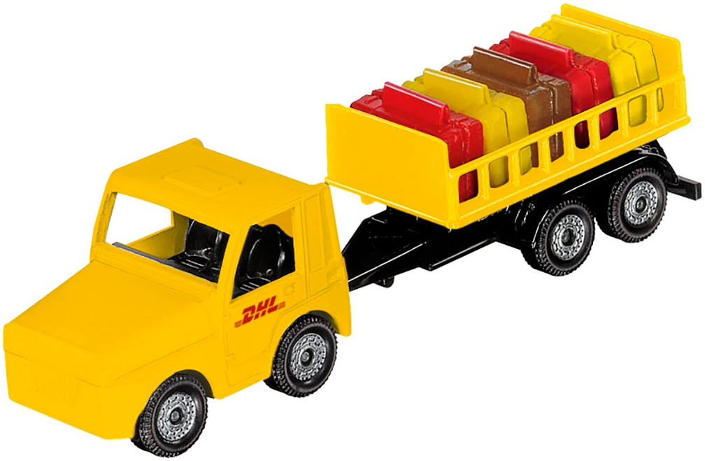 Siku Spielzeug-Flugzeug »SIKU World, DHL Frachtflugzeug mit Zubehör (1702)«