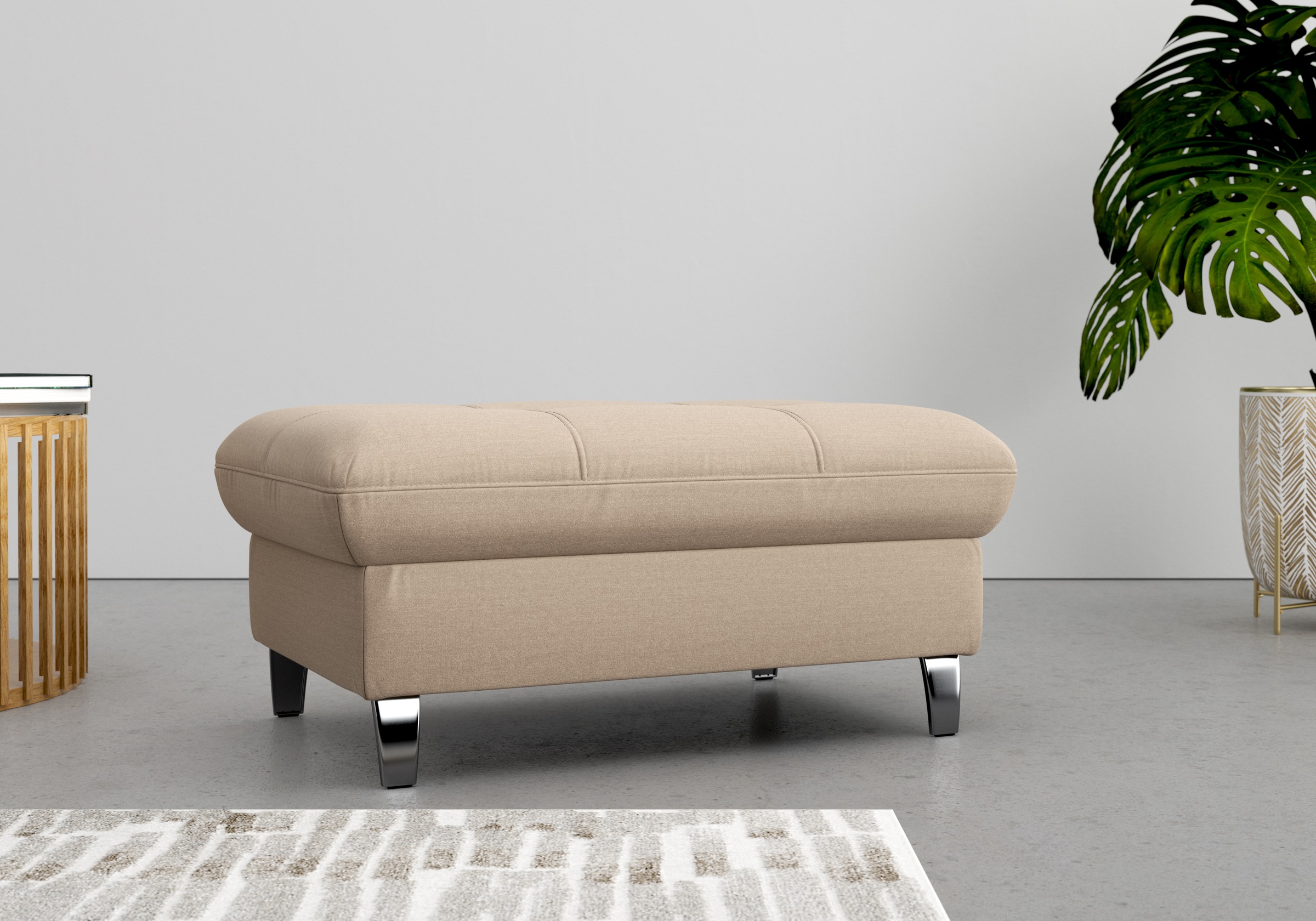 sit&more Tabouret de rangement »Maggiore« mit Stauraum und modernen Metallbeinen