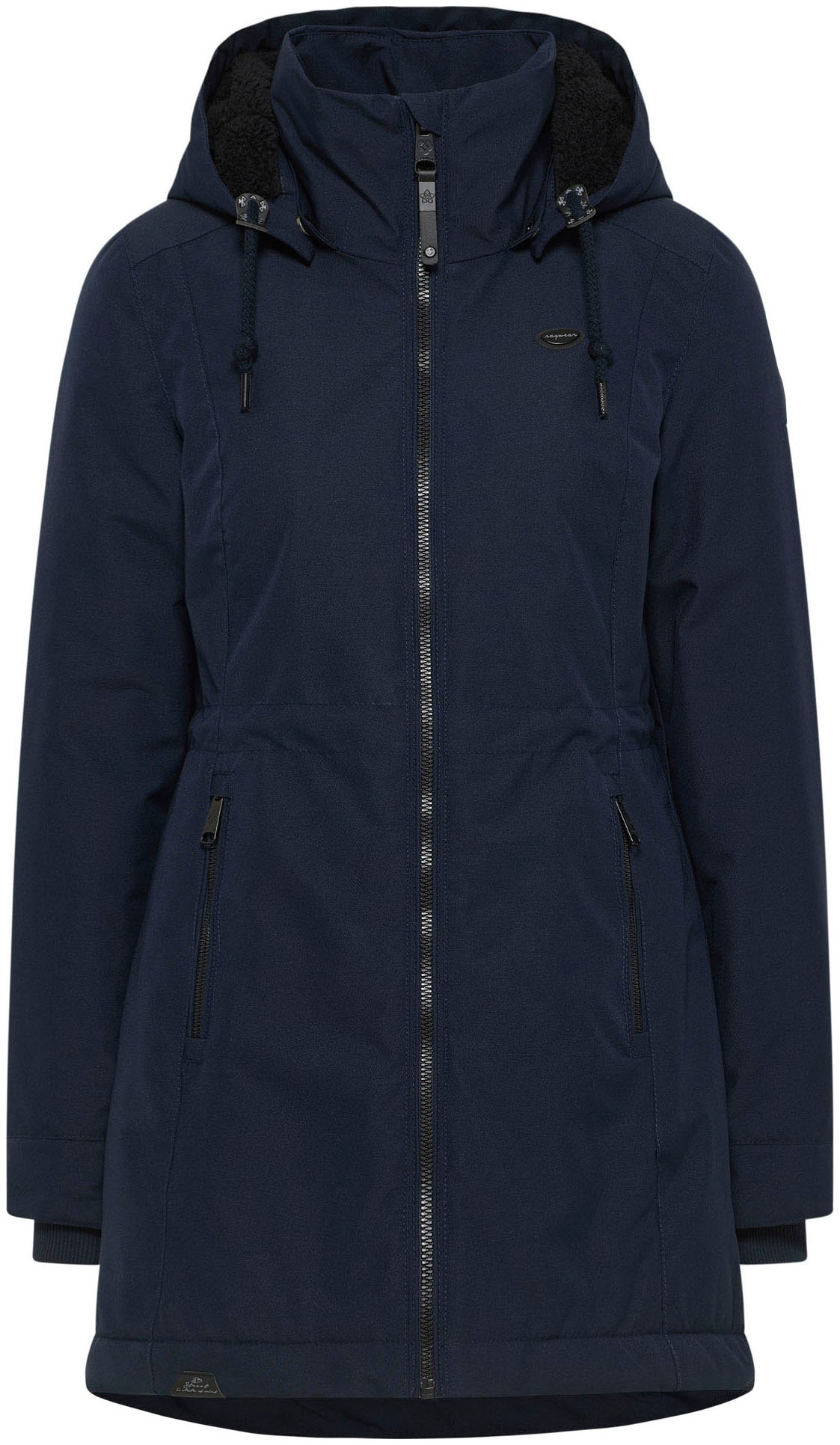 Ragwear Outdoorjacke »DAKKOTA«, mit Kapuze, hinten etwas länger geschnitten als vorn