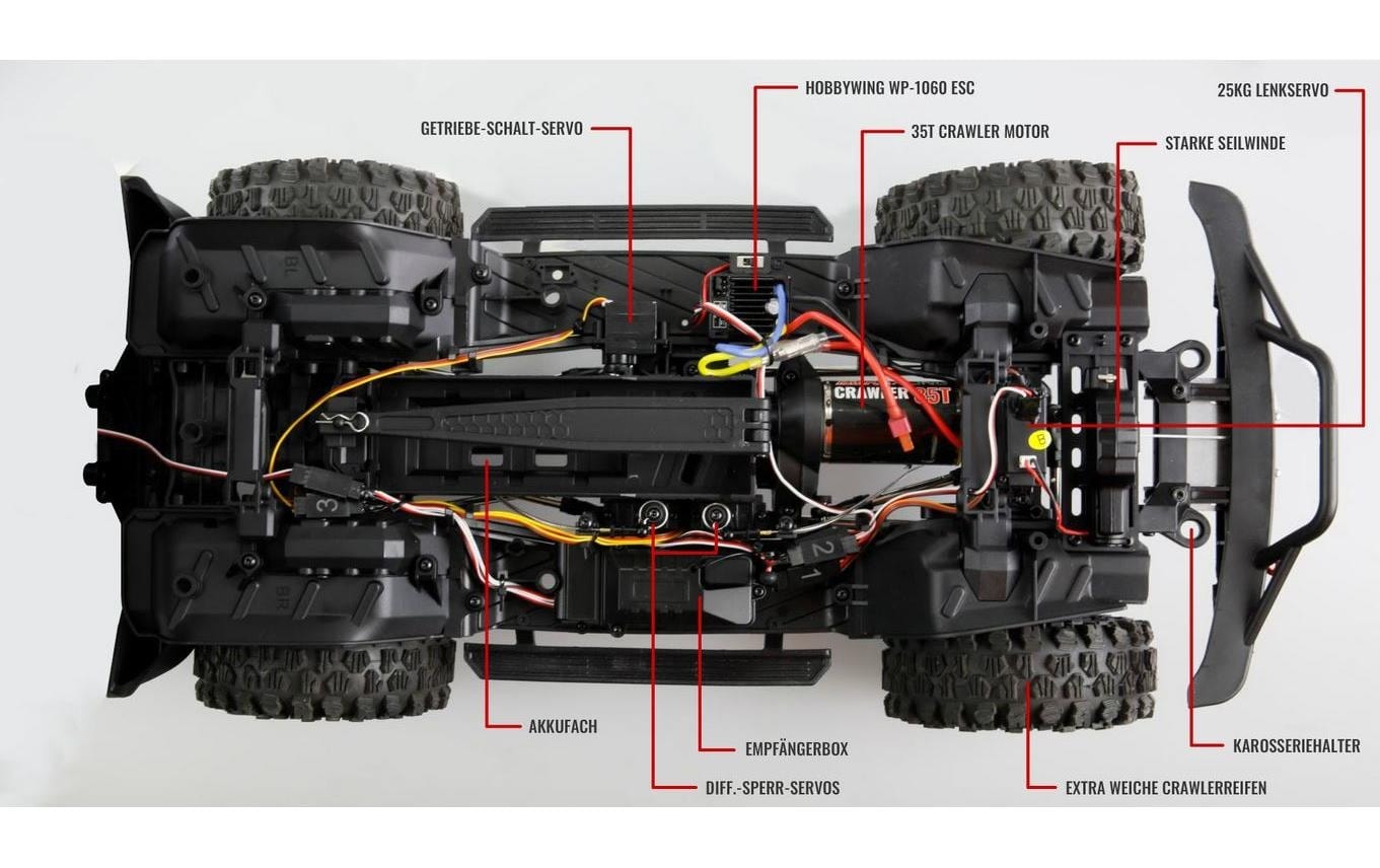 Amewi RC-Auto »AMXRock CT10 Caballo 4WD«