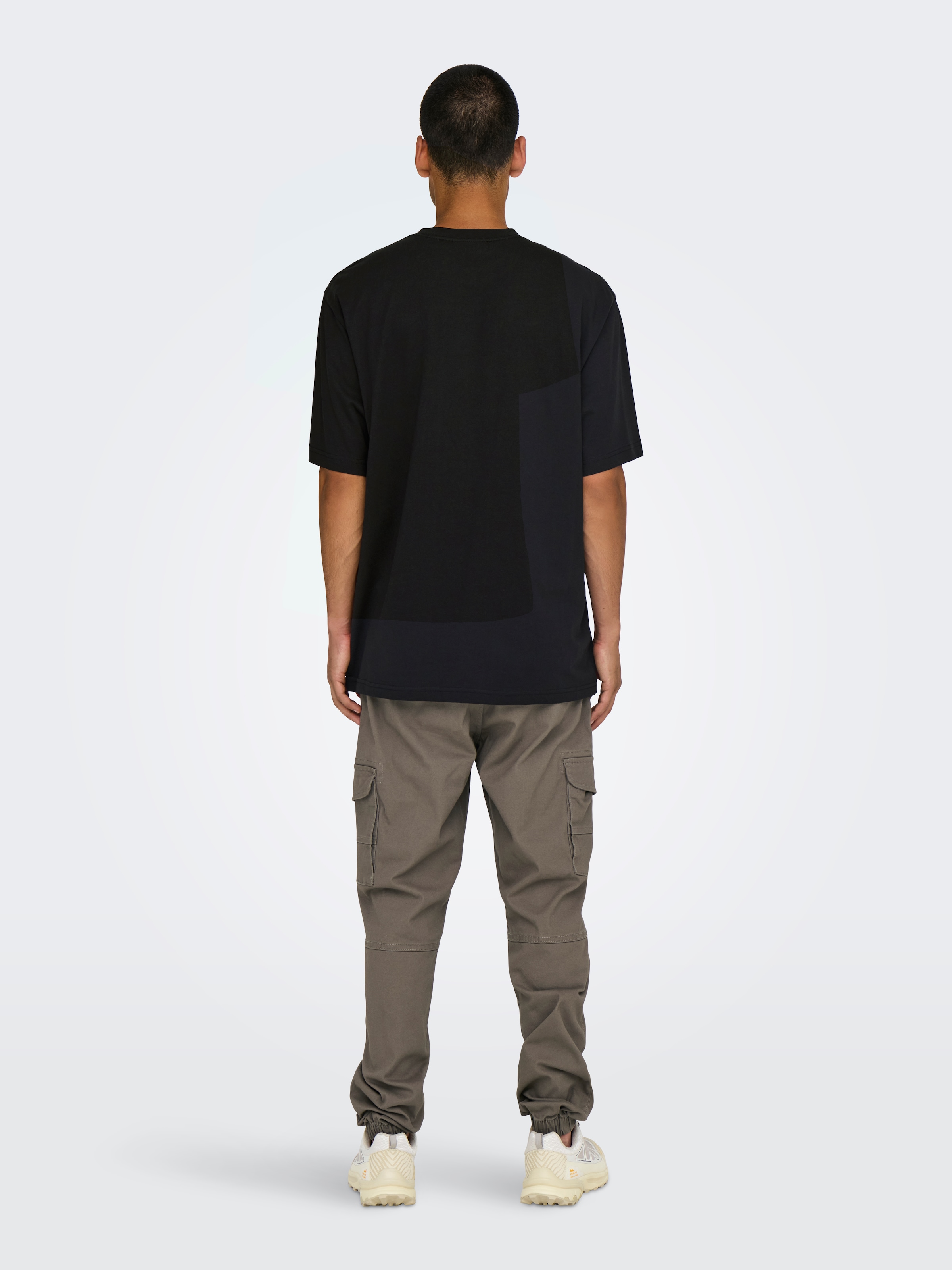 ONLY & SONS Rundhalsshirt »ONSCURATED RLX PRINT SS TEE«