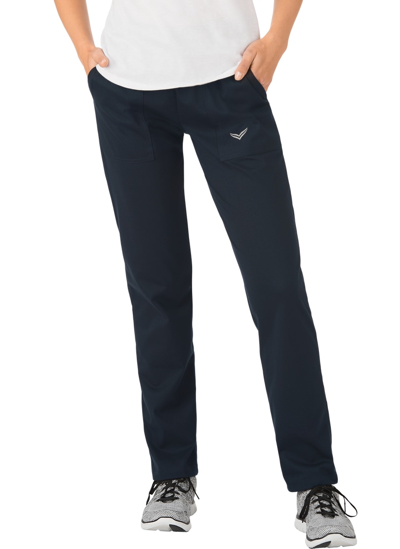 Trigema Jerseyhose »TRIGEMA Hose DELUXE Baumwolle«, (1 tlg.)