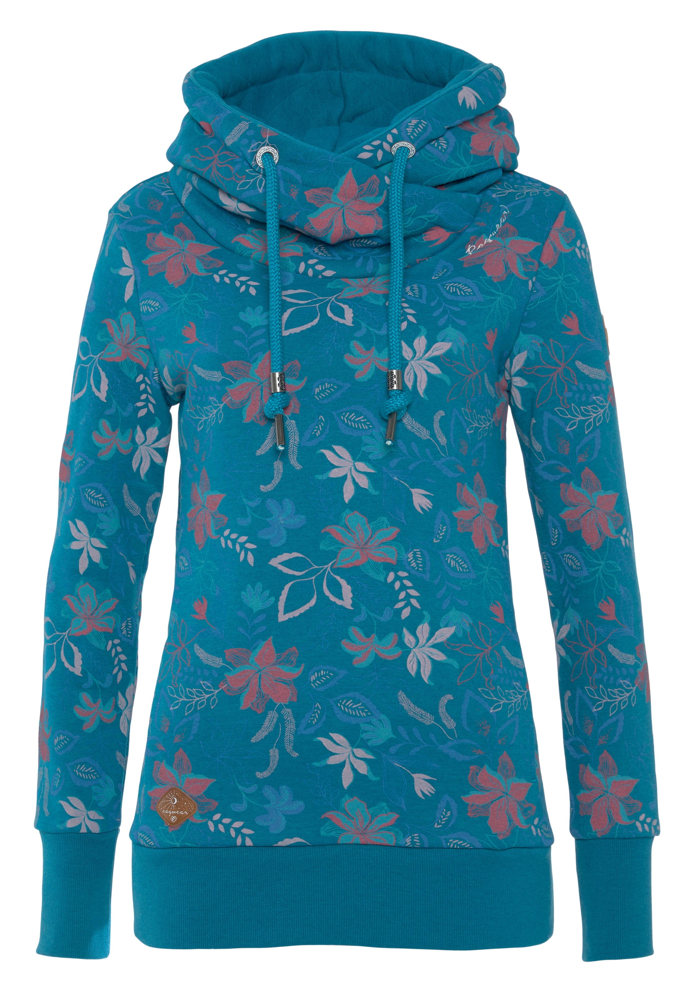 Sweater »GRIPY FLOWERS O«, Hoodie mit floralem All Over-Druck